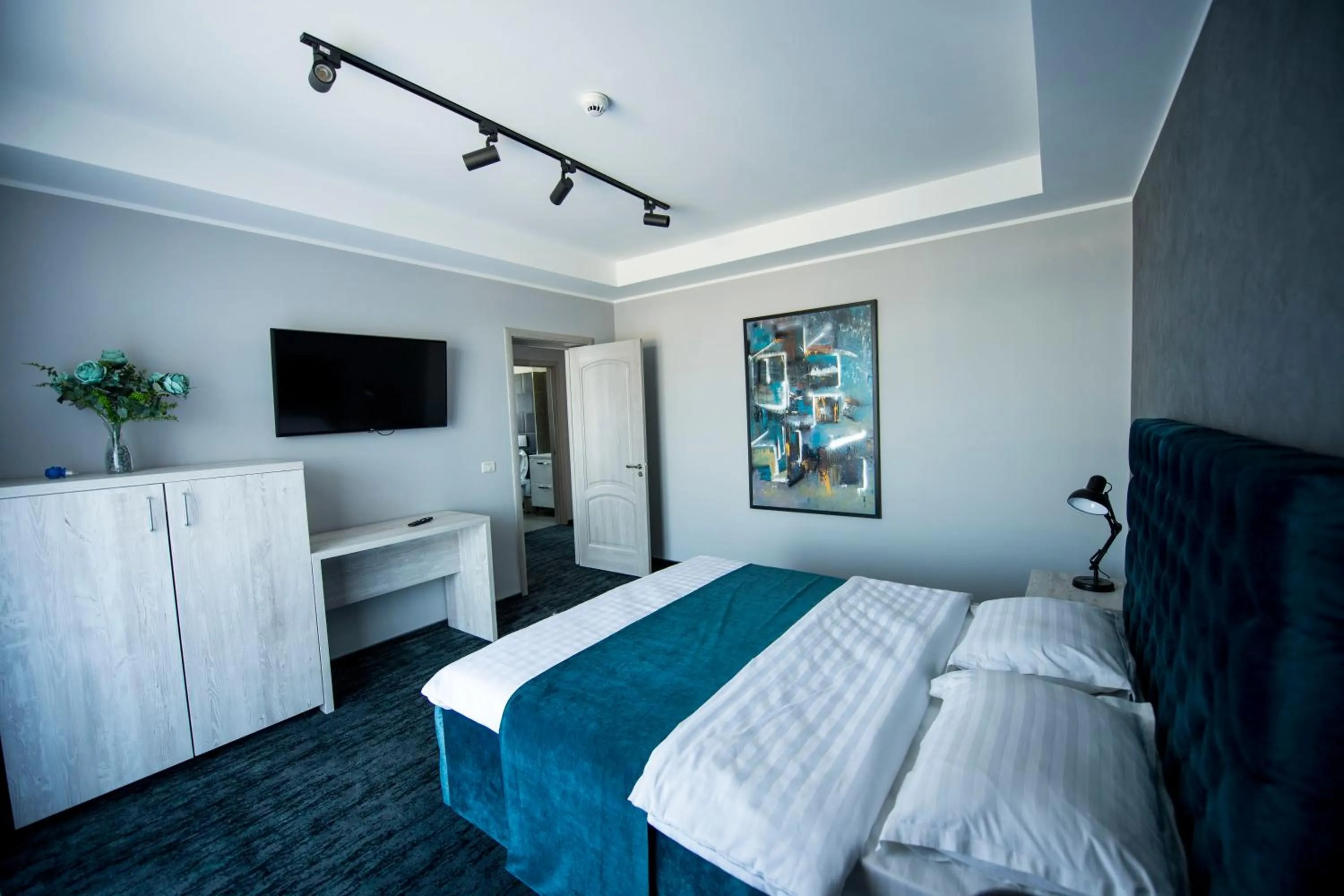 Bed in ZEN Hotel Focșani