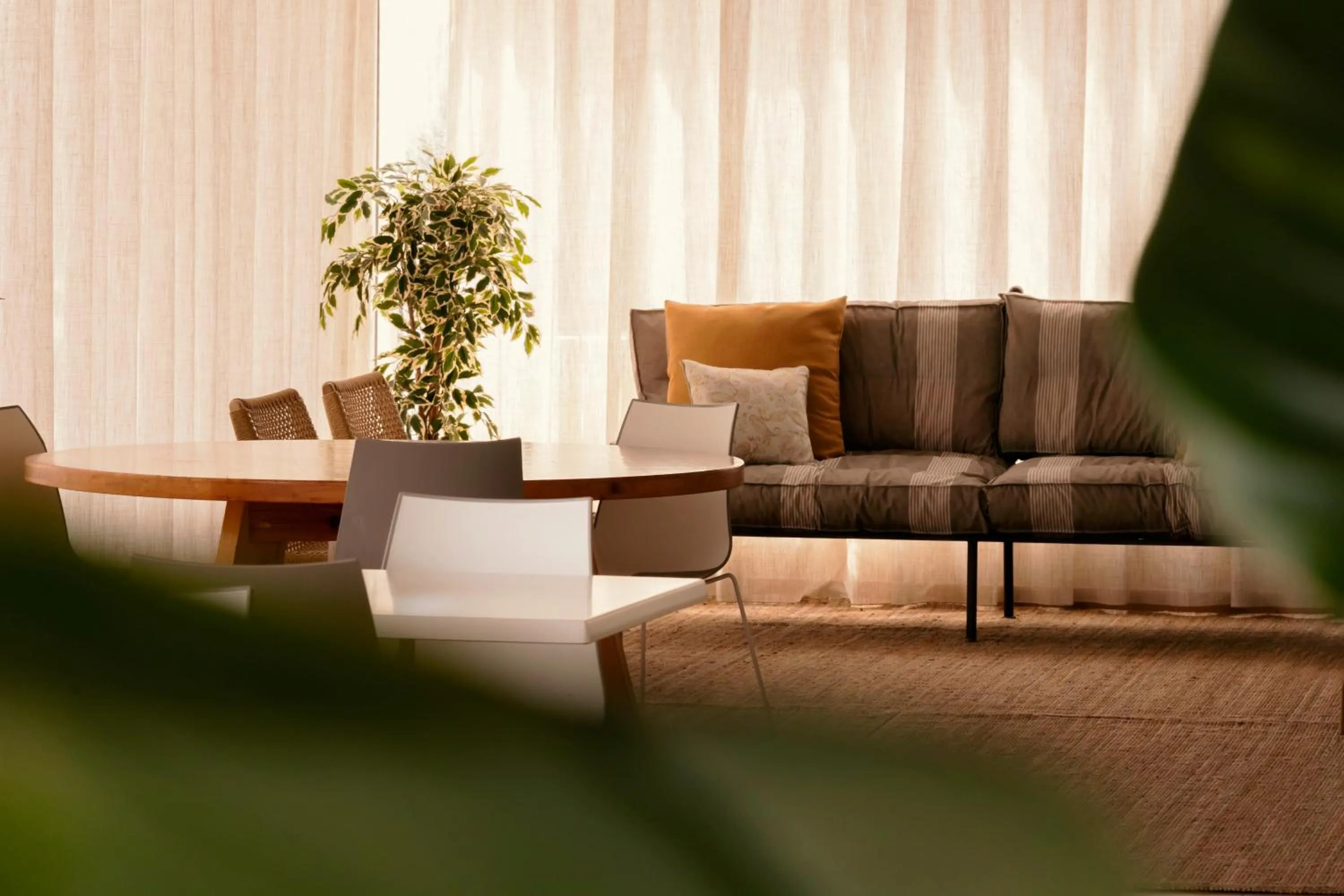 Seating area in Llaut Boutique Hotel