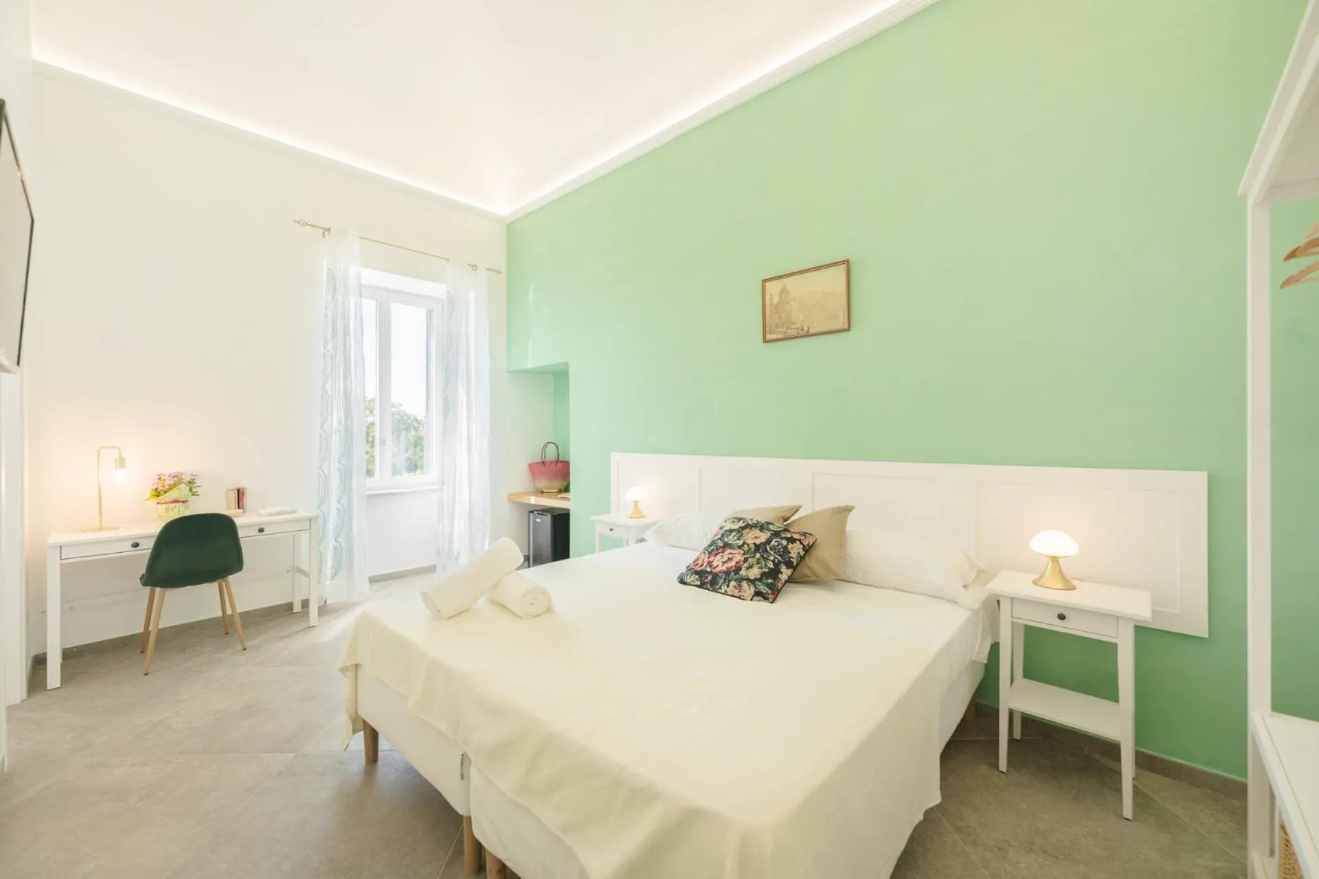 Bed in Villa Caterina b&b
