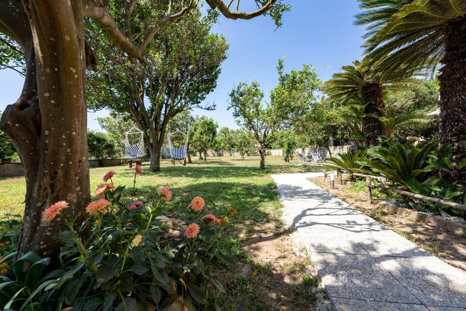 Garden in Villa Caterina b&b