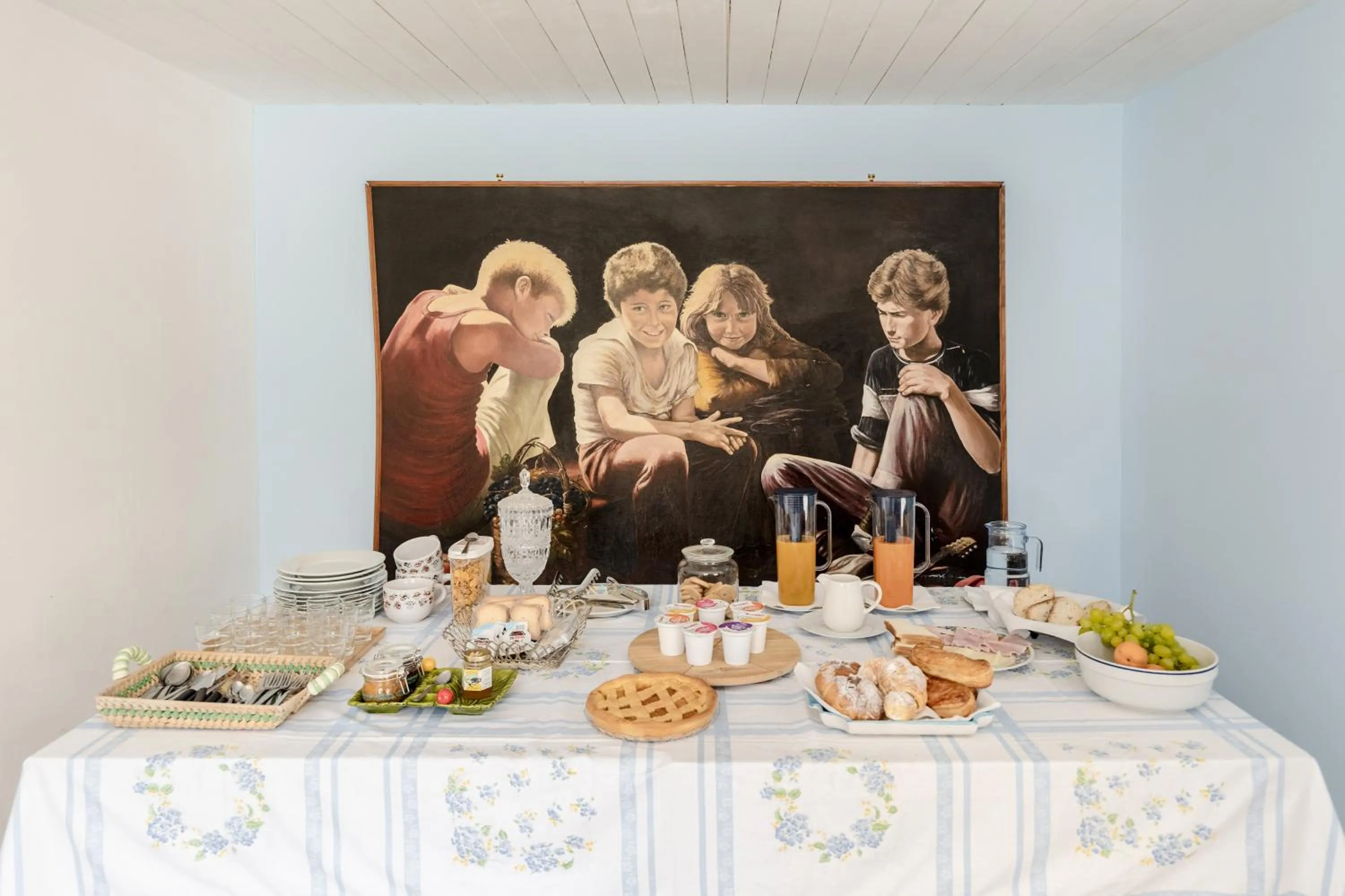 Continental breakfast in Villa Caterina b&b