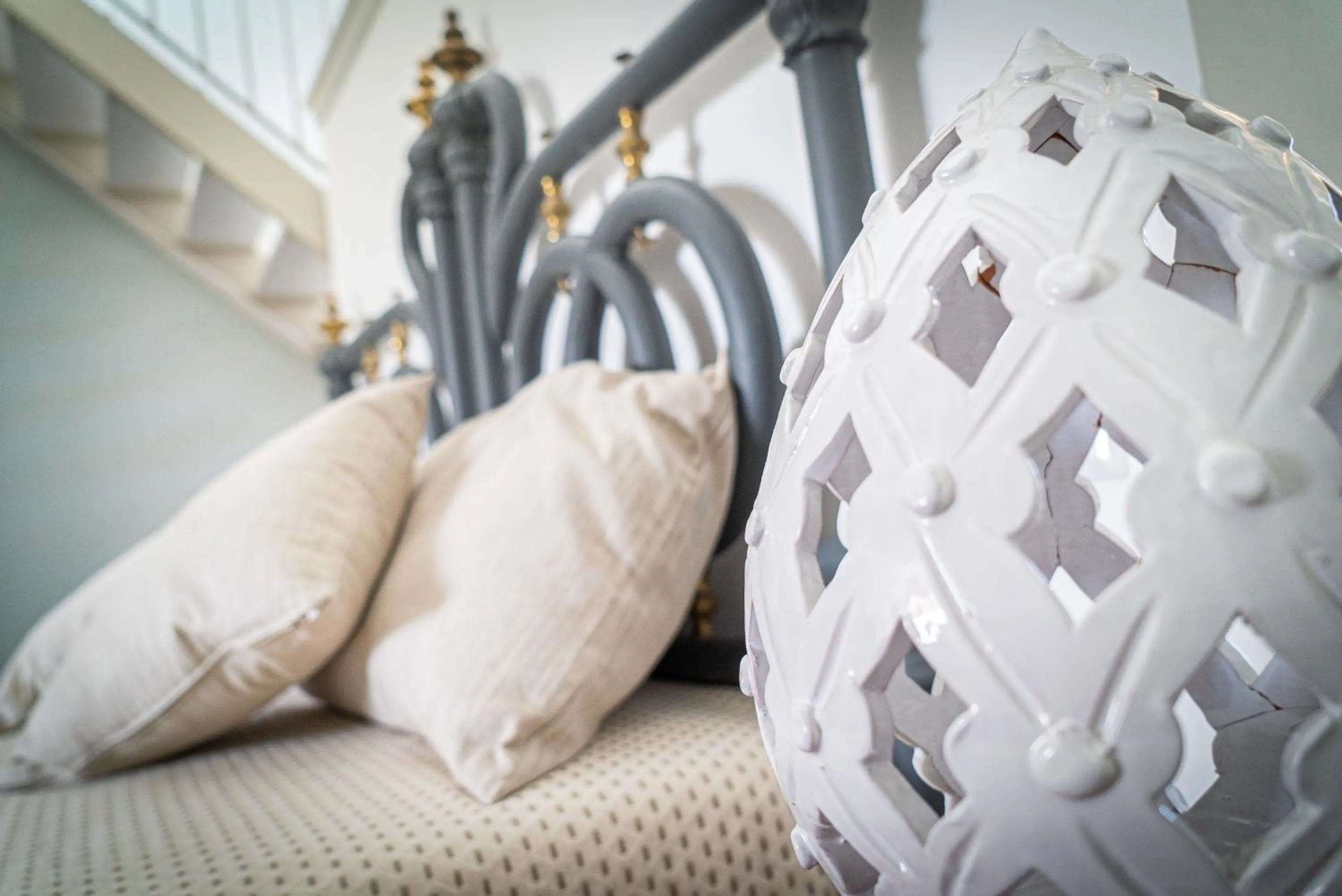 Decorative detail, Bed in Le Masserie Zucaro