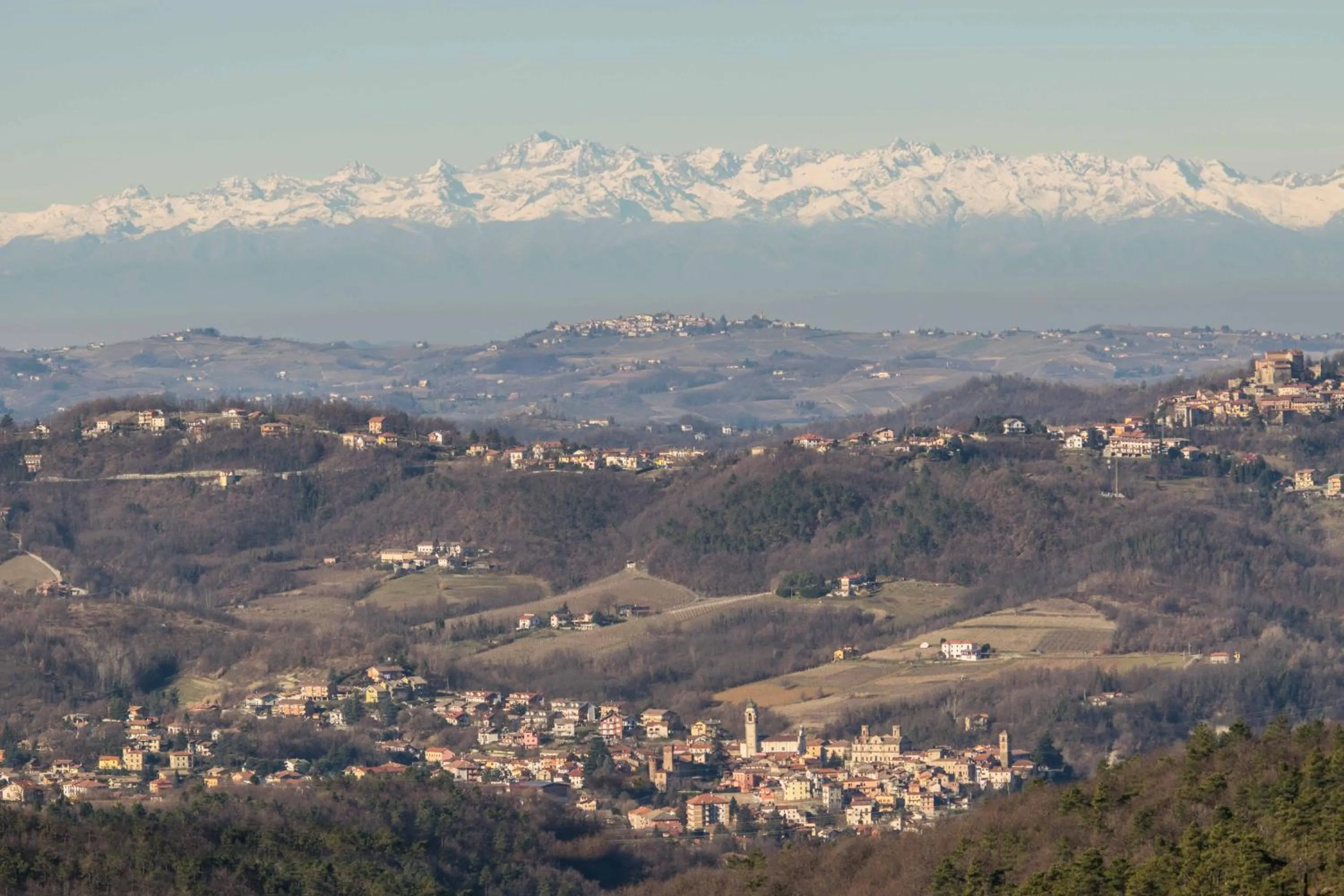 Natural landscape in B&B Il Glicine Molare