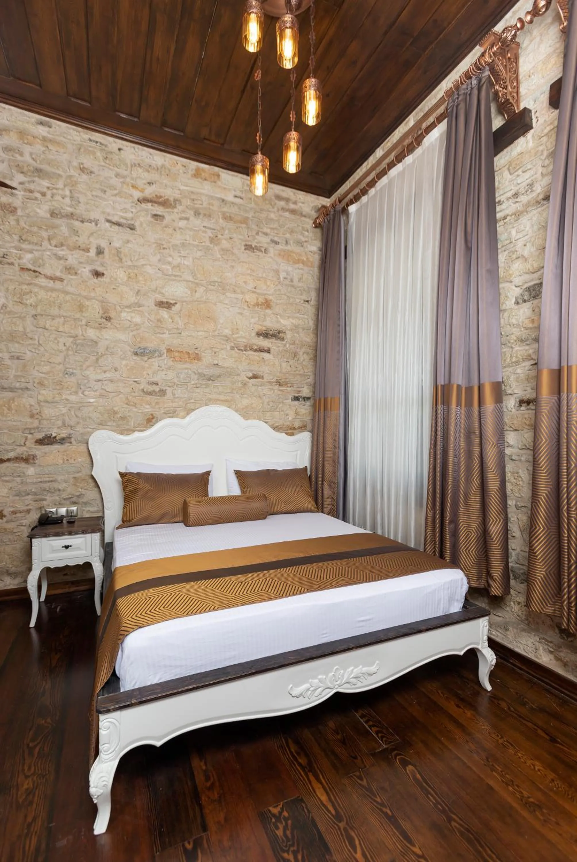 Bed in Marina Foça Hotel