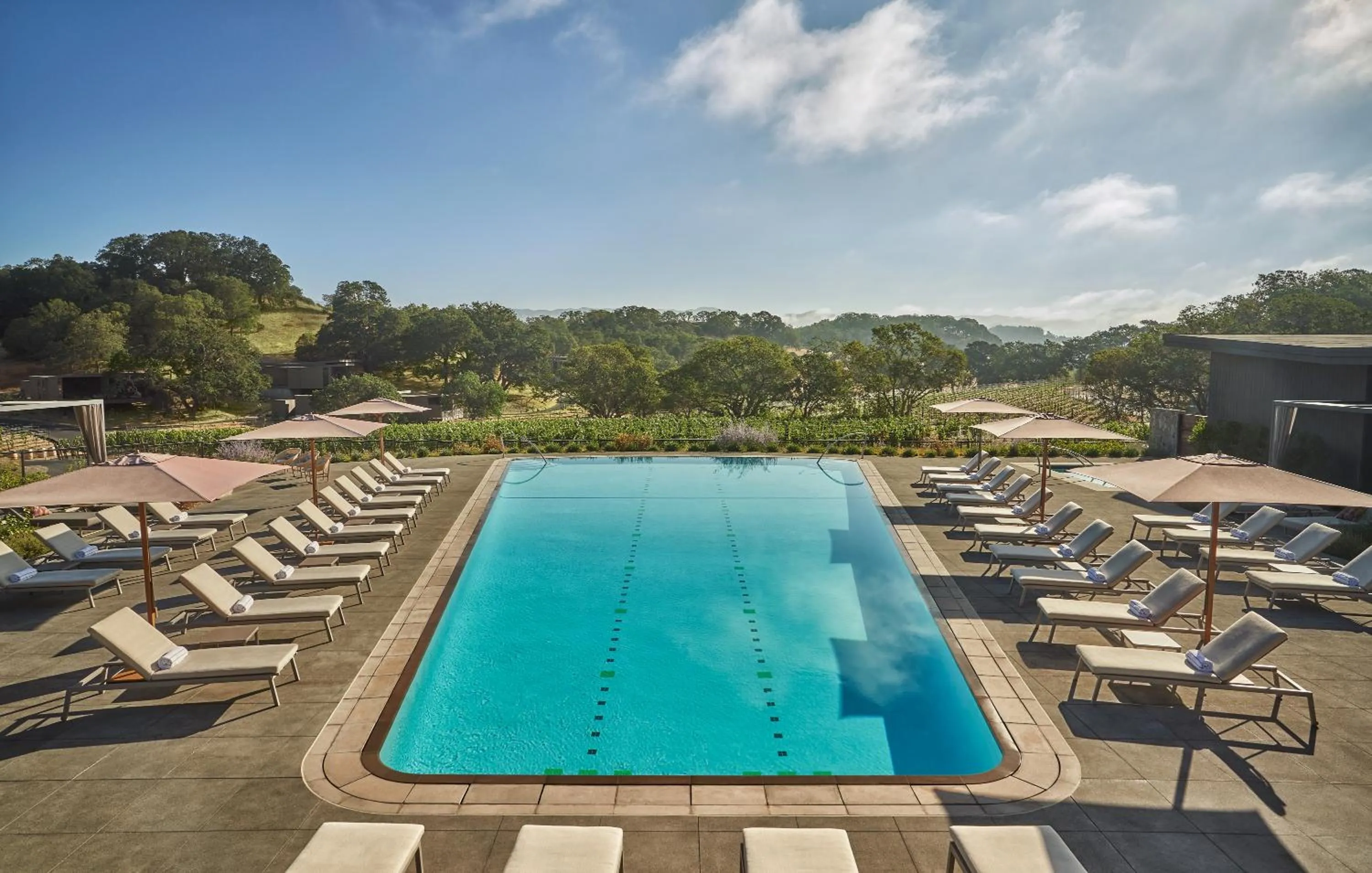 Pool view in Montage Healdsburg