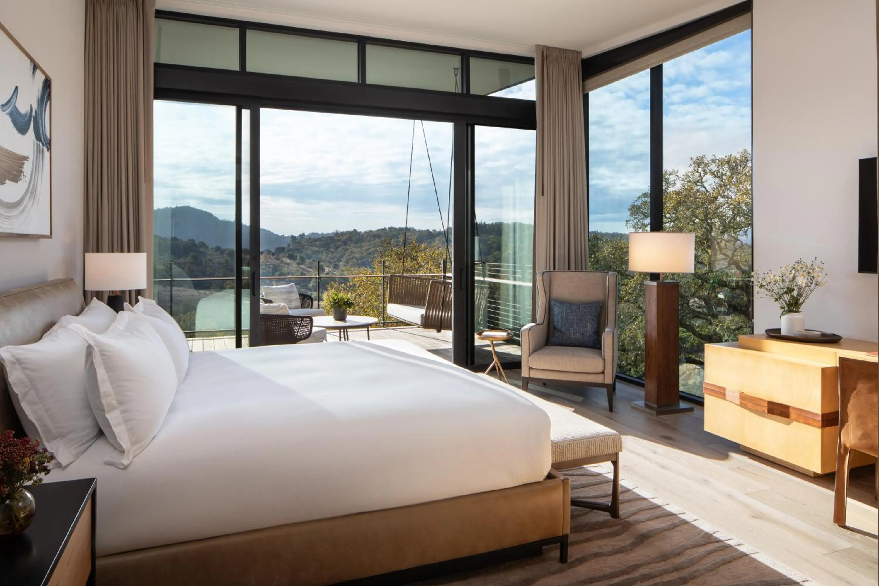 Bedroom, Bed in Montage Healdsburg