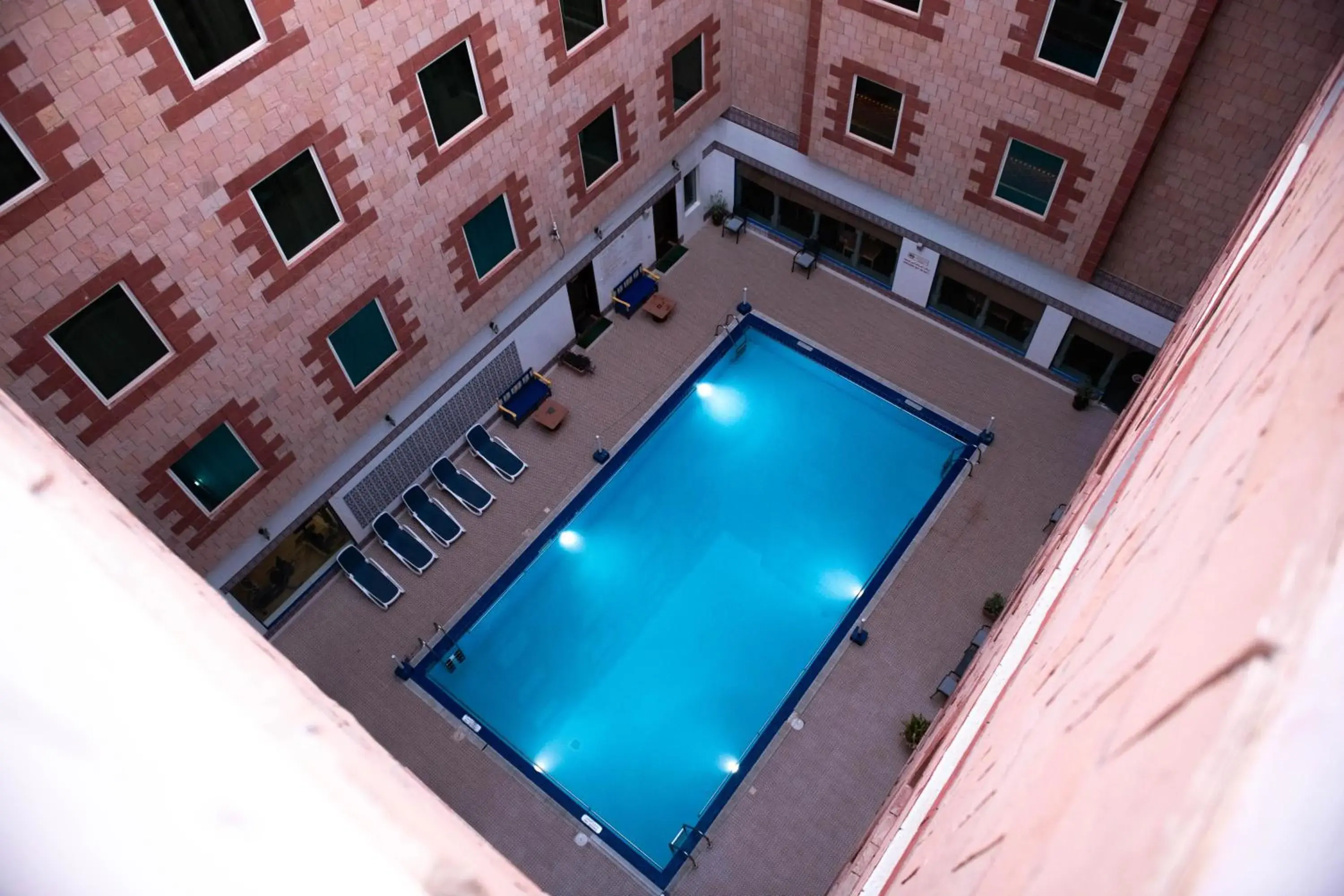 Pool view in Ramee Guestline Hotel Pool view in Ramee Guestline Hotel