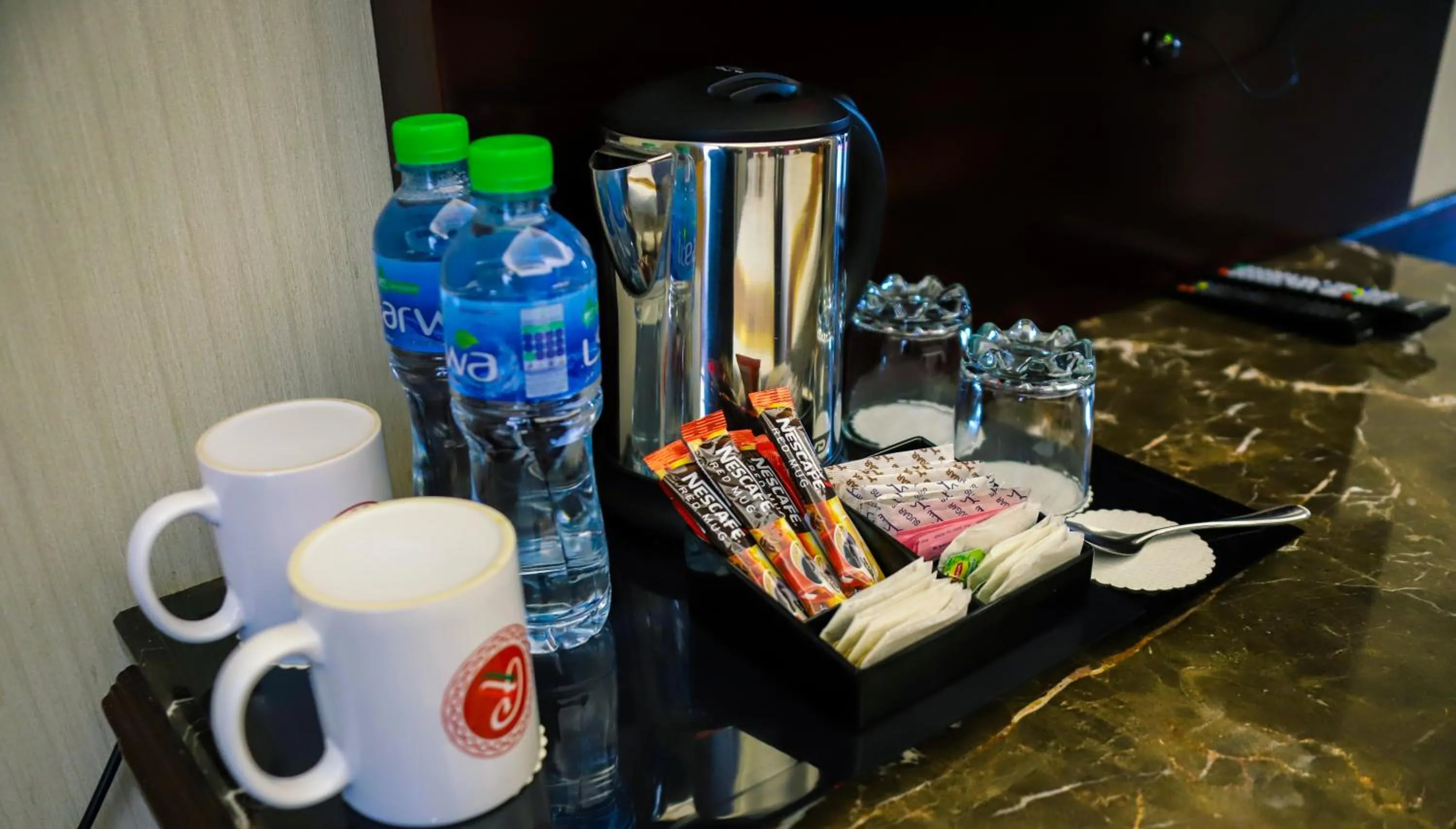 Coffee/tea facilities in Ramee Guestline Hotel