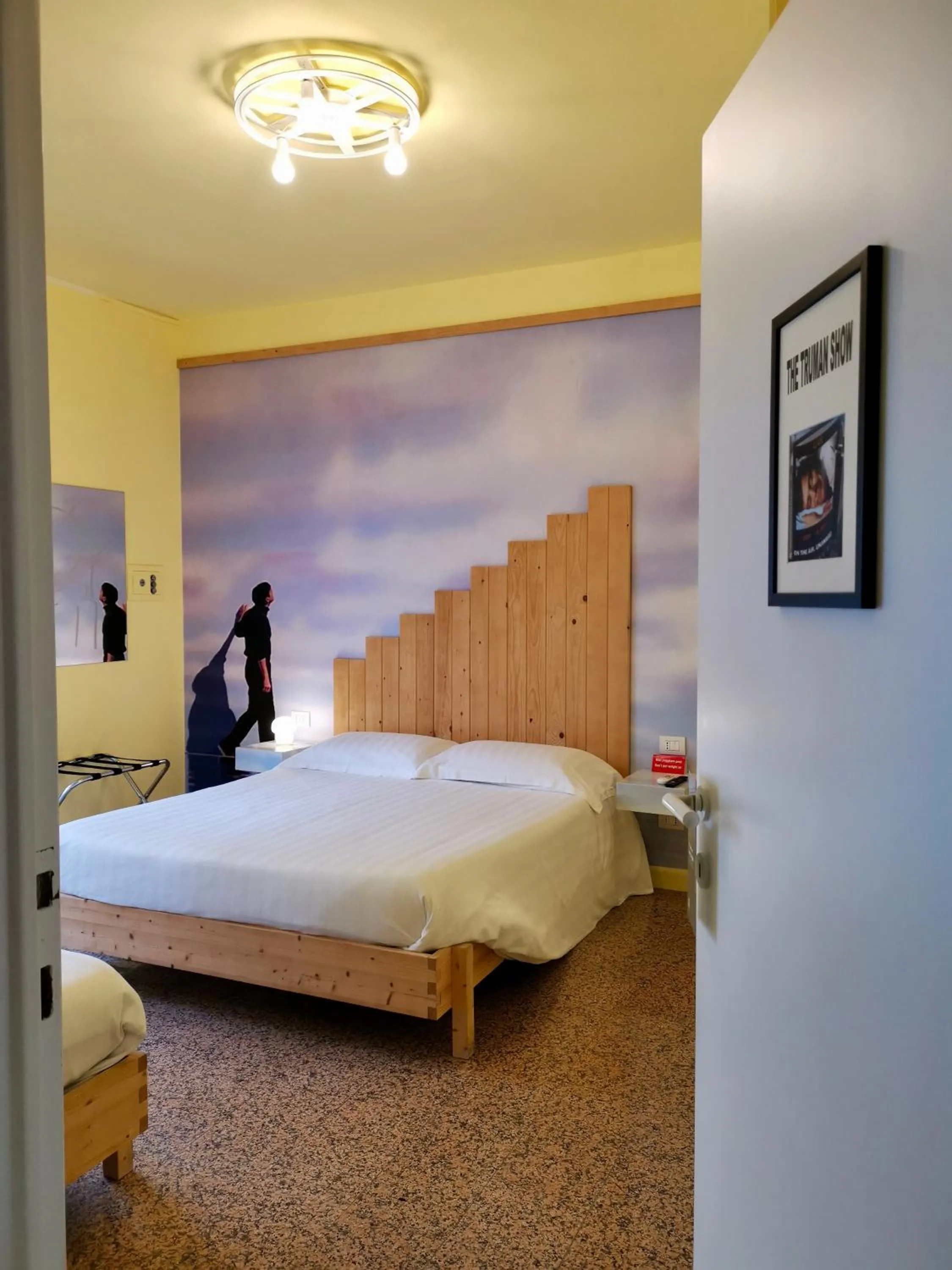 Bed in Red Carpet rooms