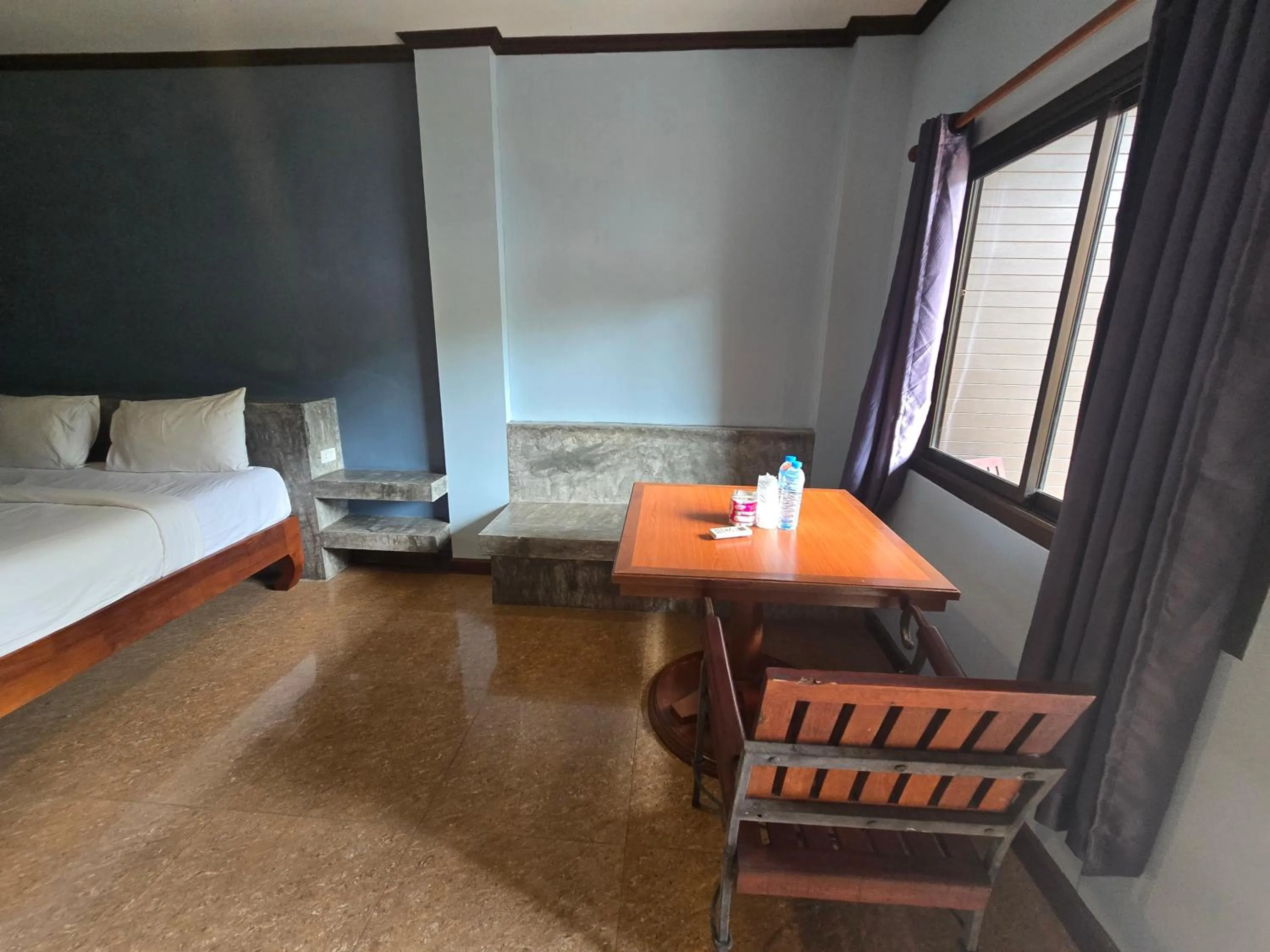 Seating area, Bed in H&Y Chaweng