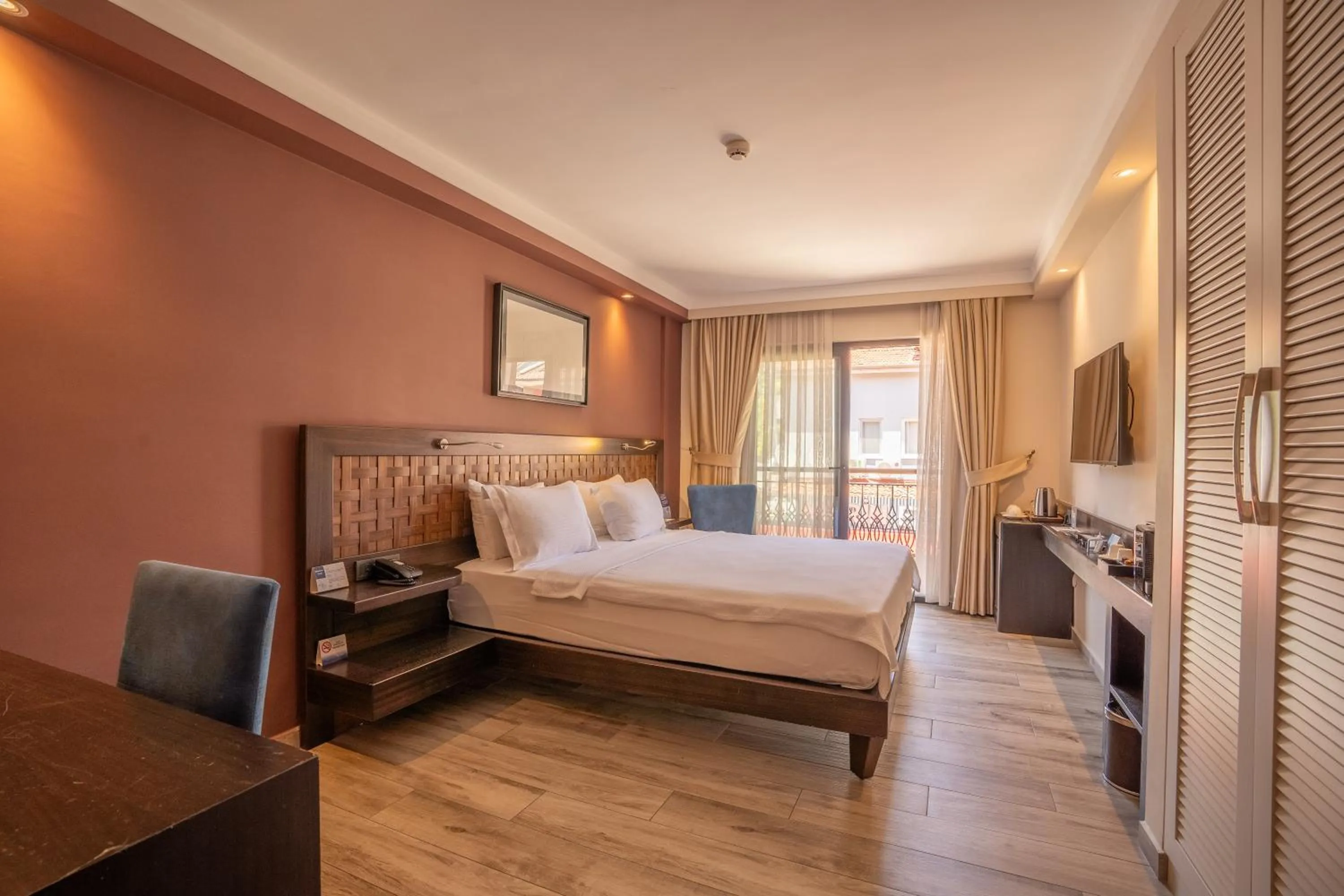 Bedroom, Bed in Resa Hotel Göcek