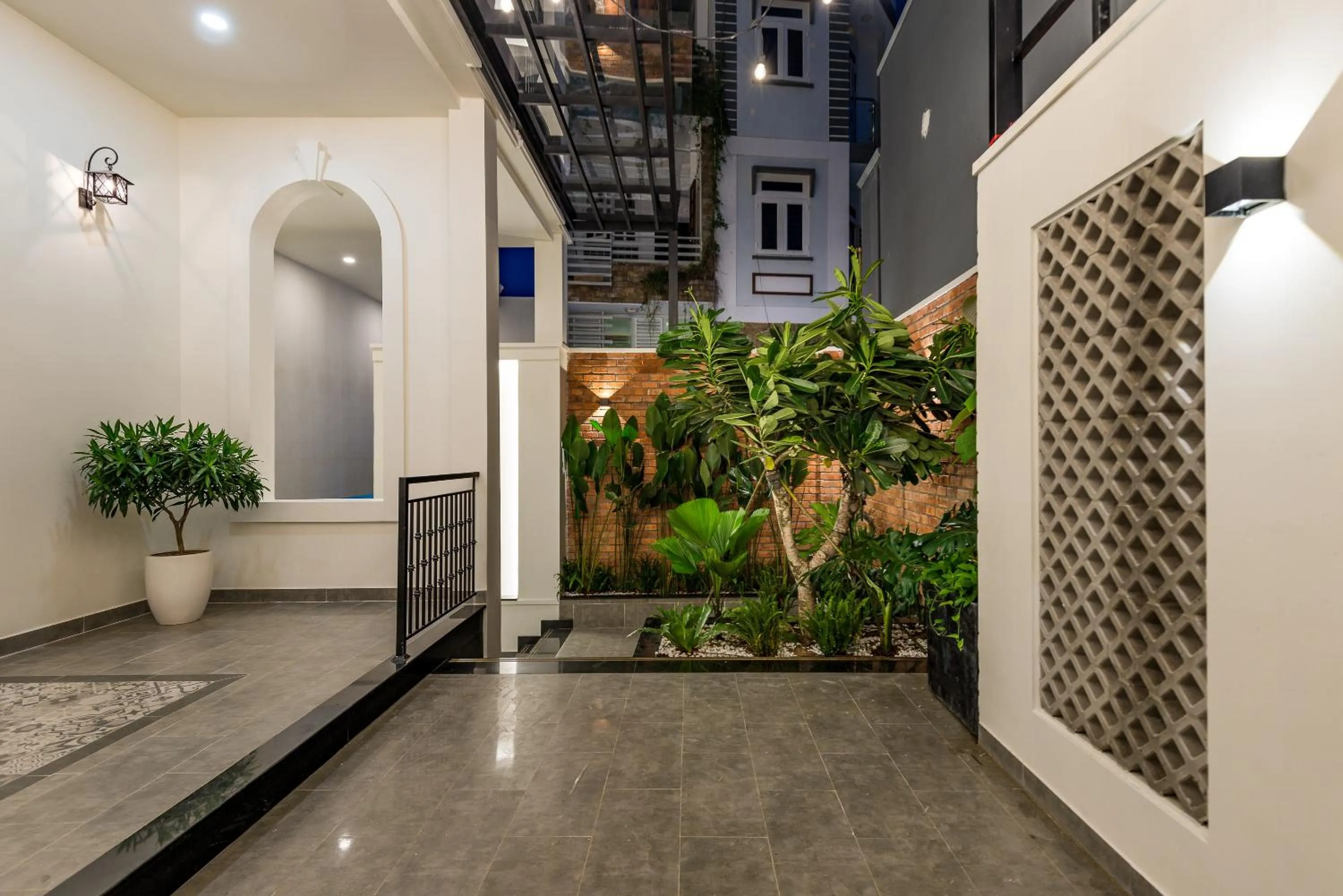 Garden view in Cozrum Homes The Gallery Residence