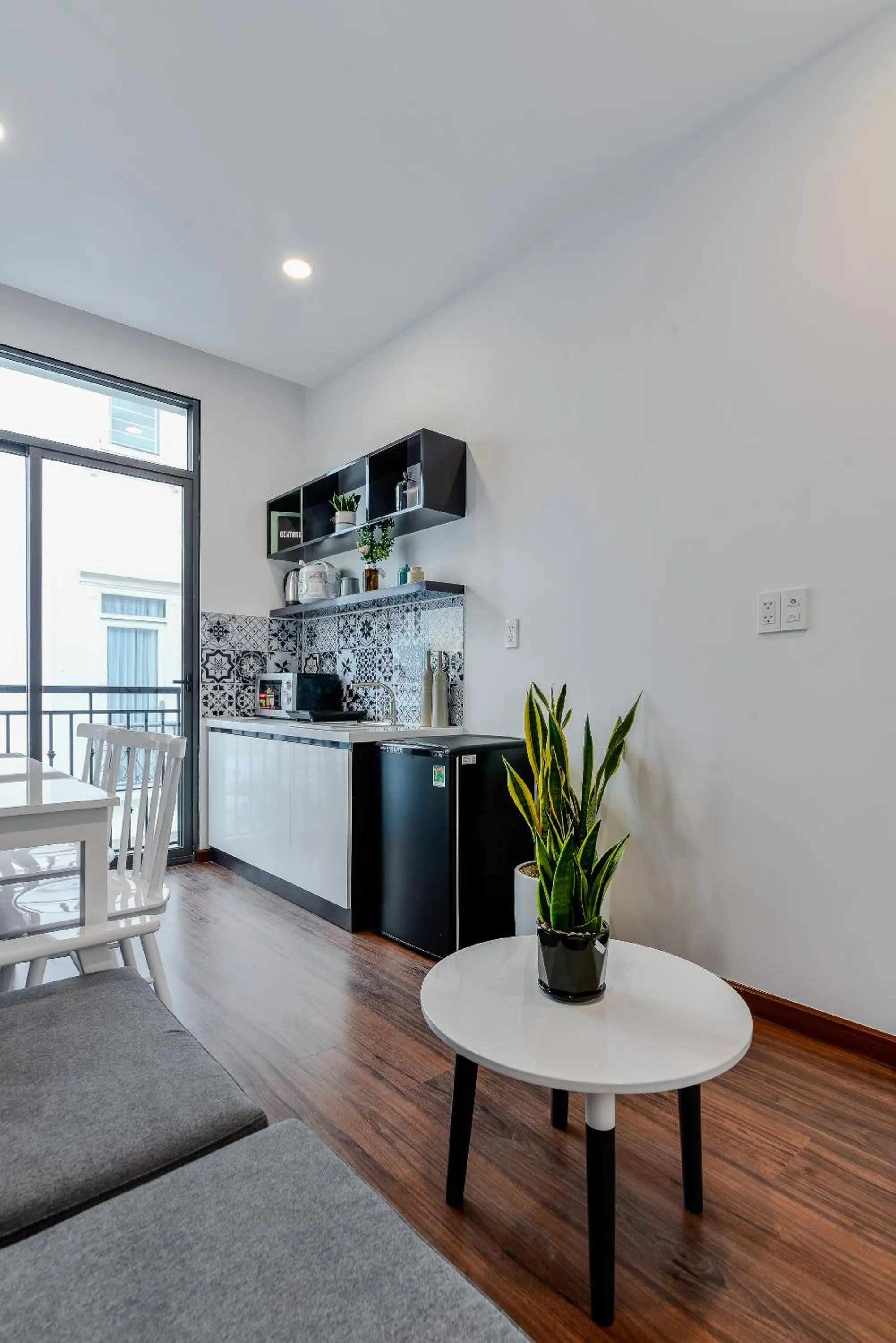 Living room in Cozrum Homes The Gallery Residence