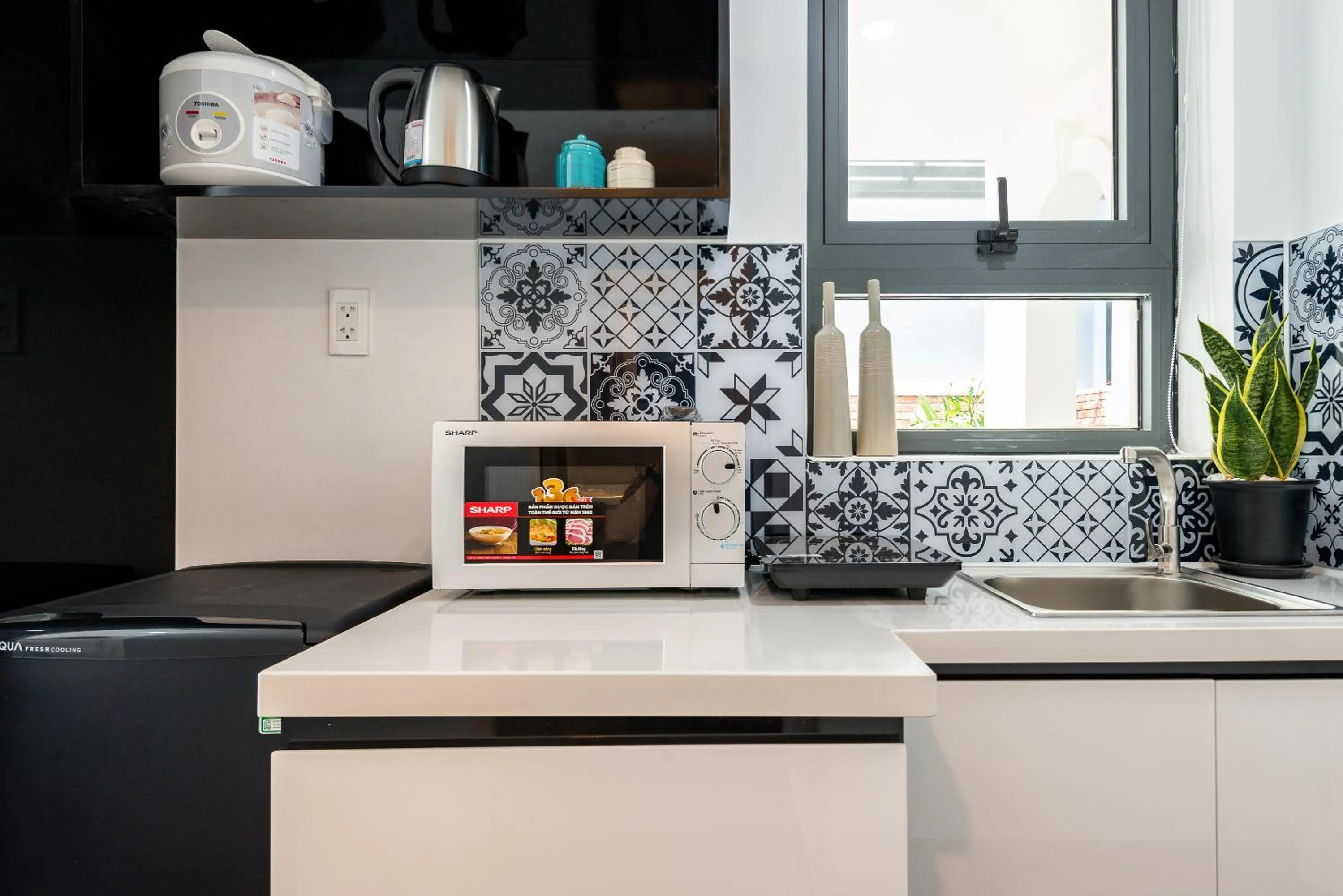 Kitchen or kitchenette in Cozrum Homes The Gallery Residence