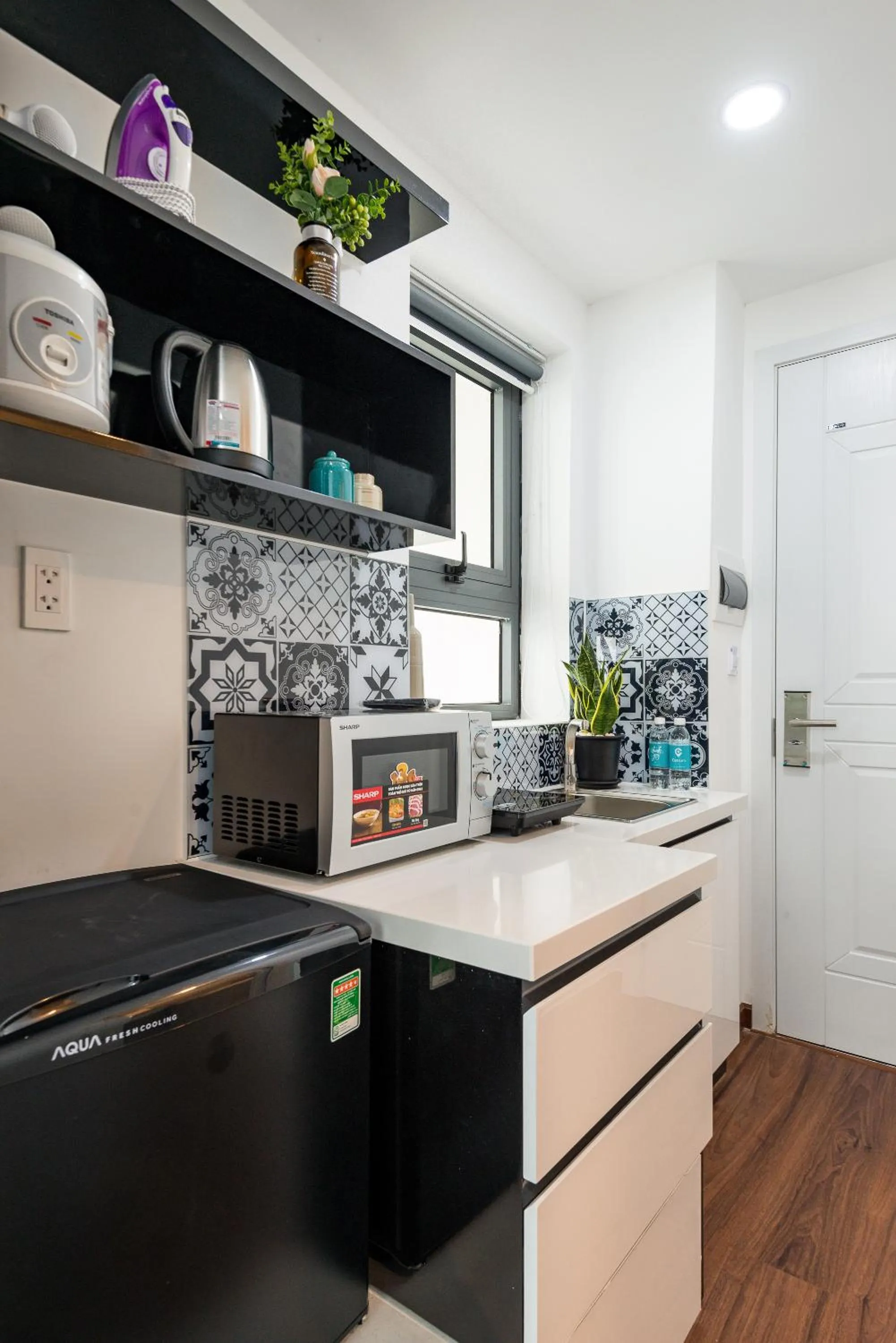 Kitchen or kitchenette in Cozrum Homes The Gallery Residence