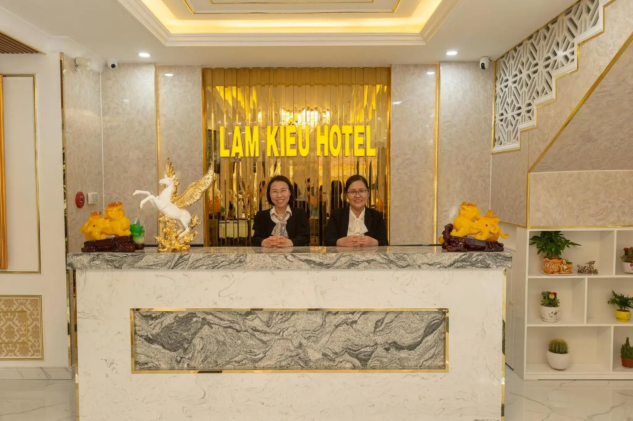 Lobby or reception in Lam Kiều Hotel Lobby or reception in Lam Kiều Hotel