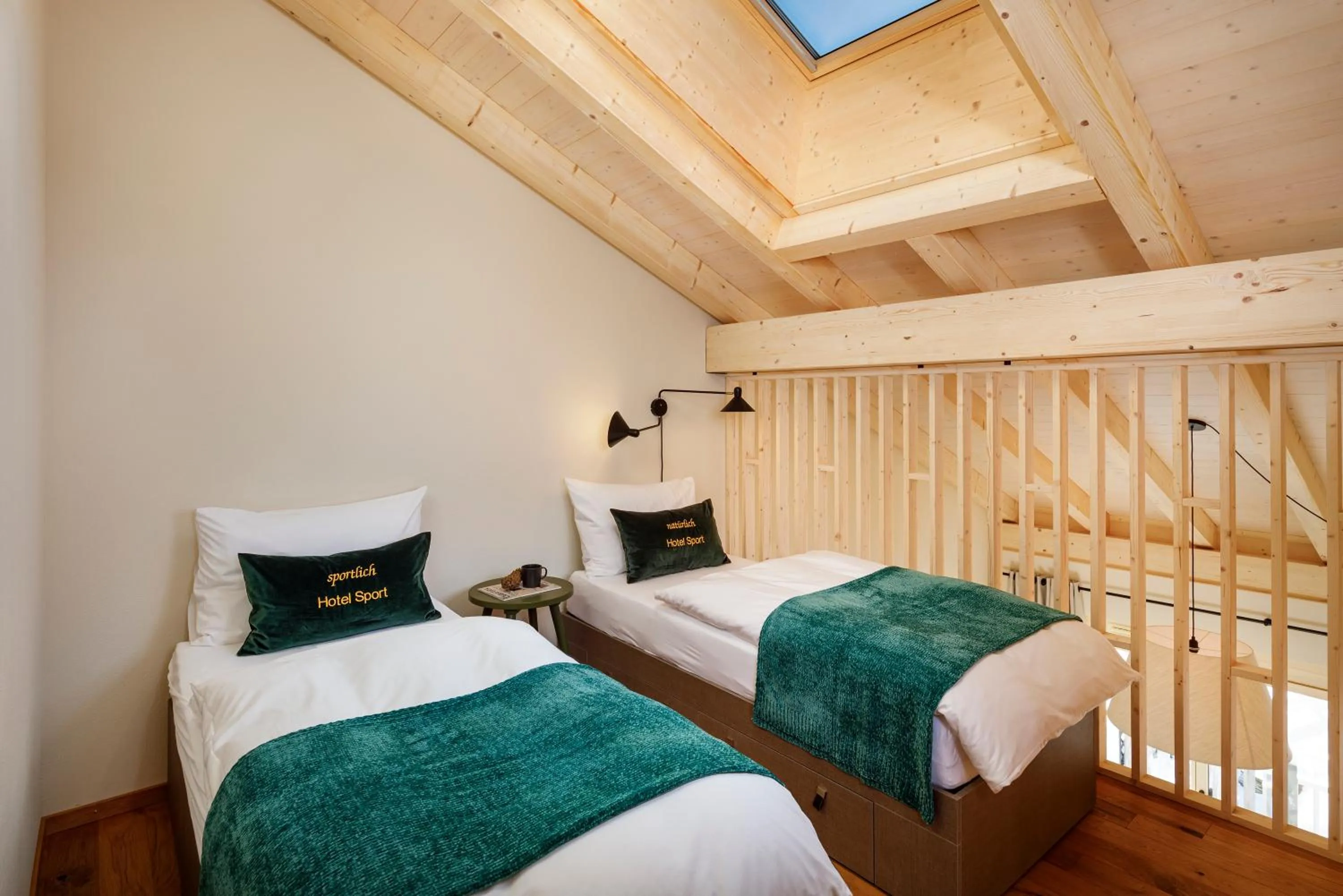 Bedroom, Bed in Hotel Sport Klosters