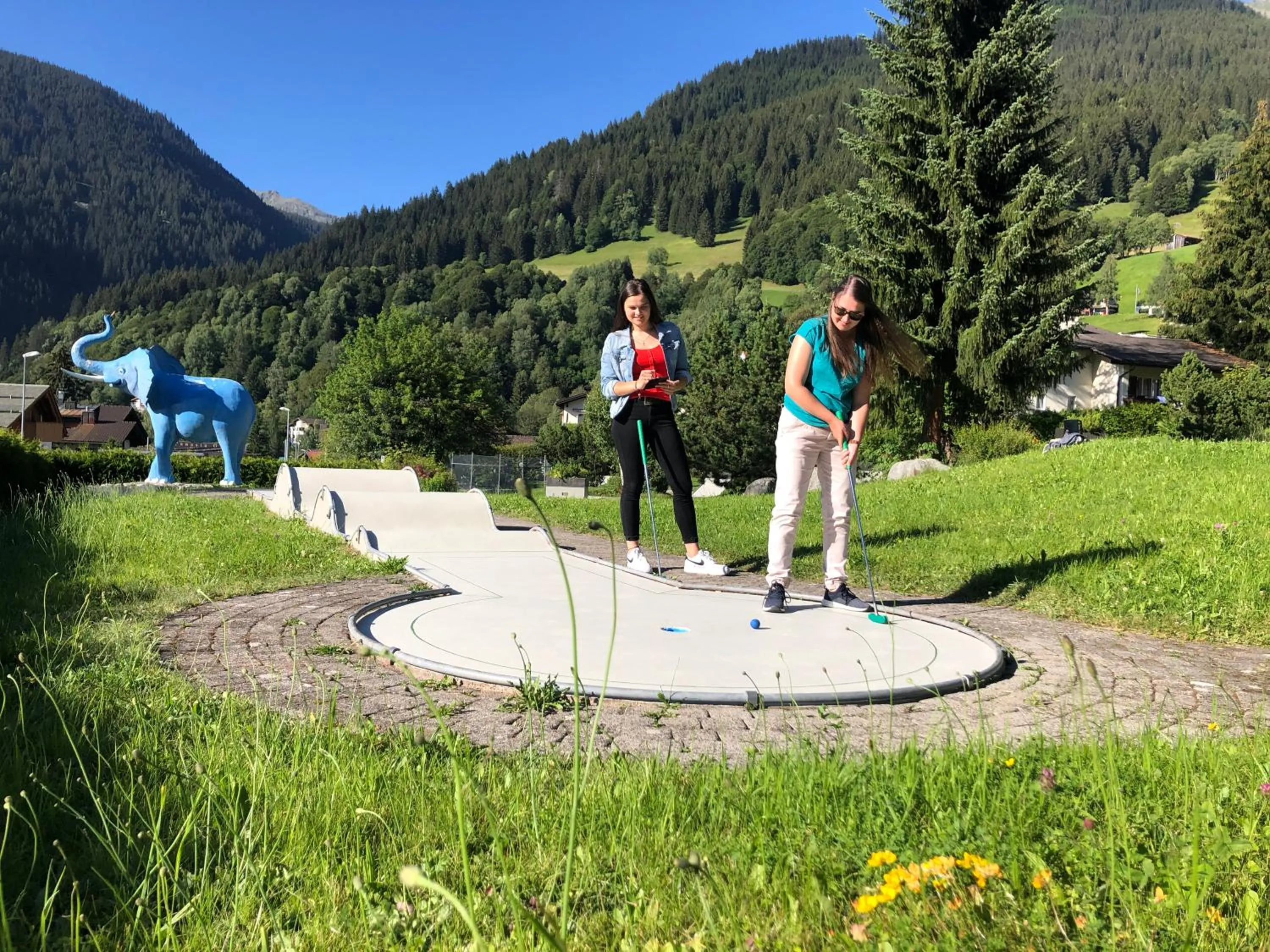 Minigolf in Hotel Sport Klosters