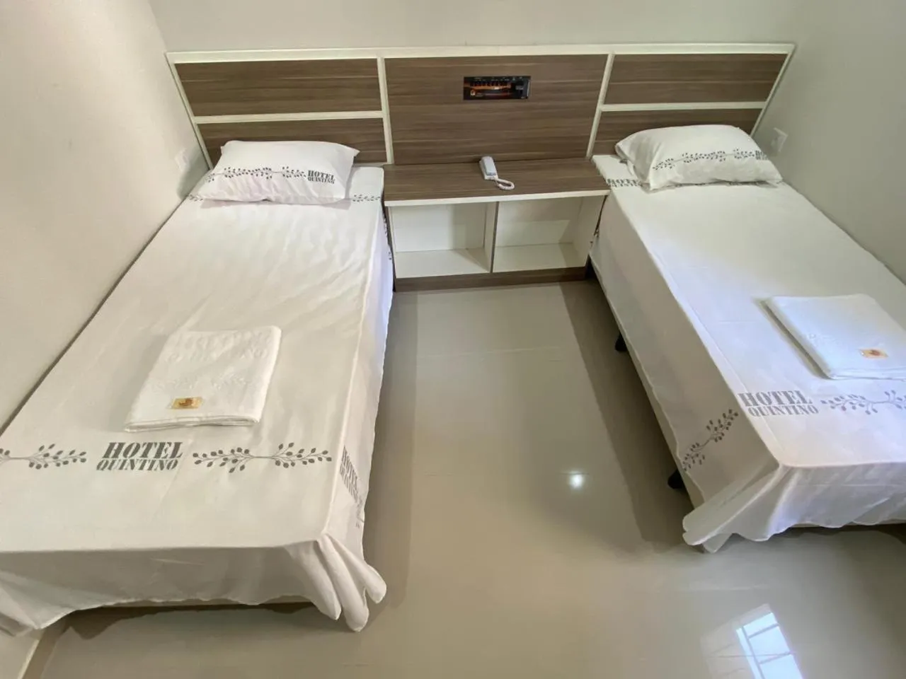 Bed in Hotel Quintino