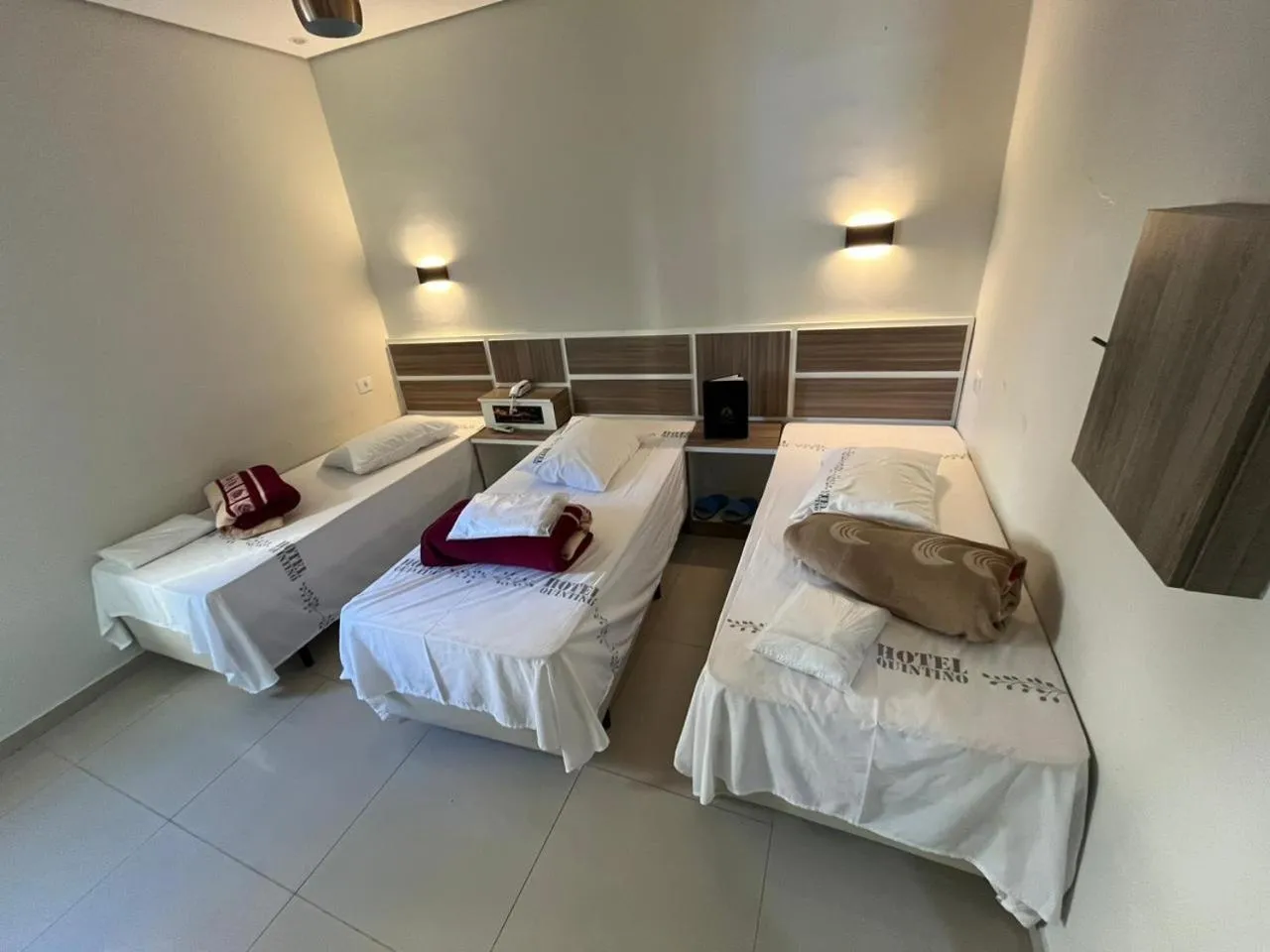 Bed in Hotel Quintino