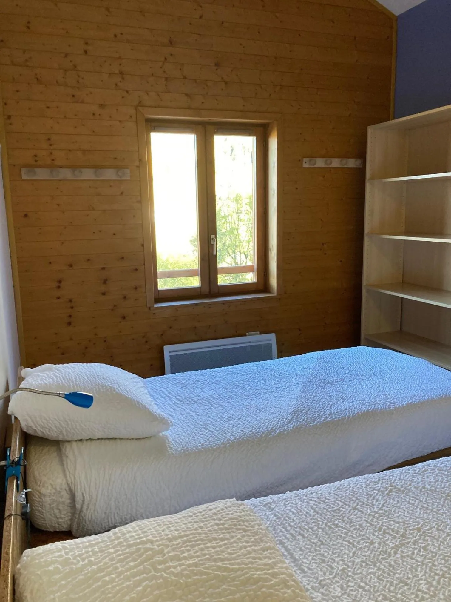 Twin Room with Shared Bathroom - single occupancy in Auberge de Jeunesse HI La Clusaz
