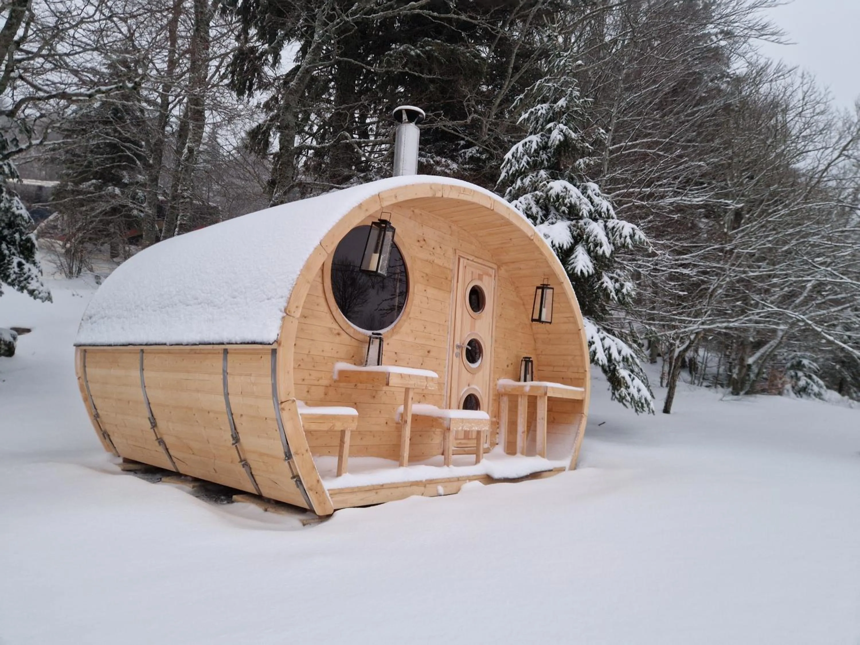 Sauna in Auberge de Jeunesse HI Le Mont-Dore
