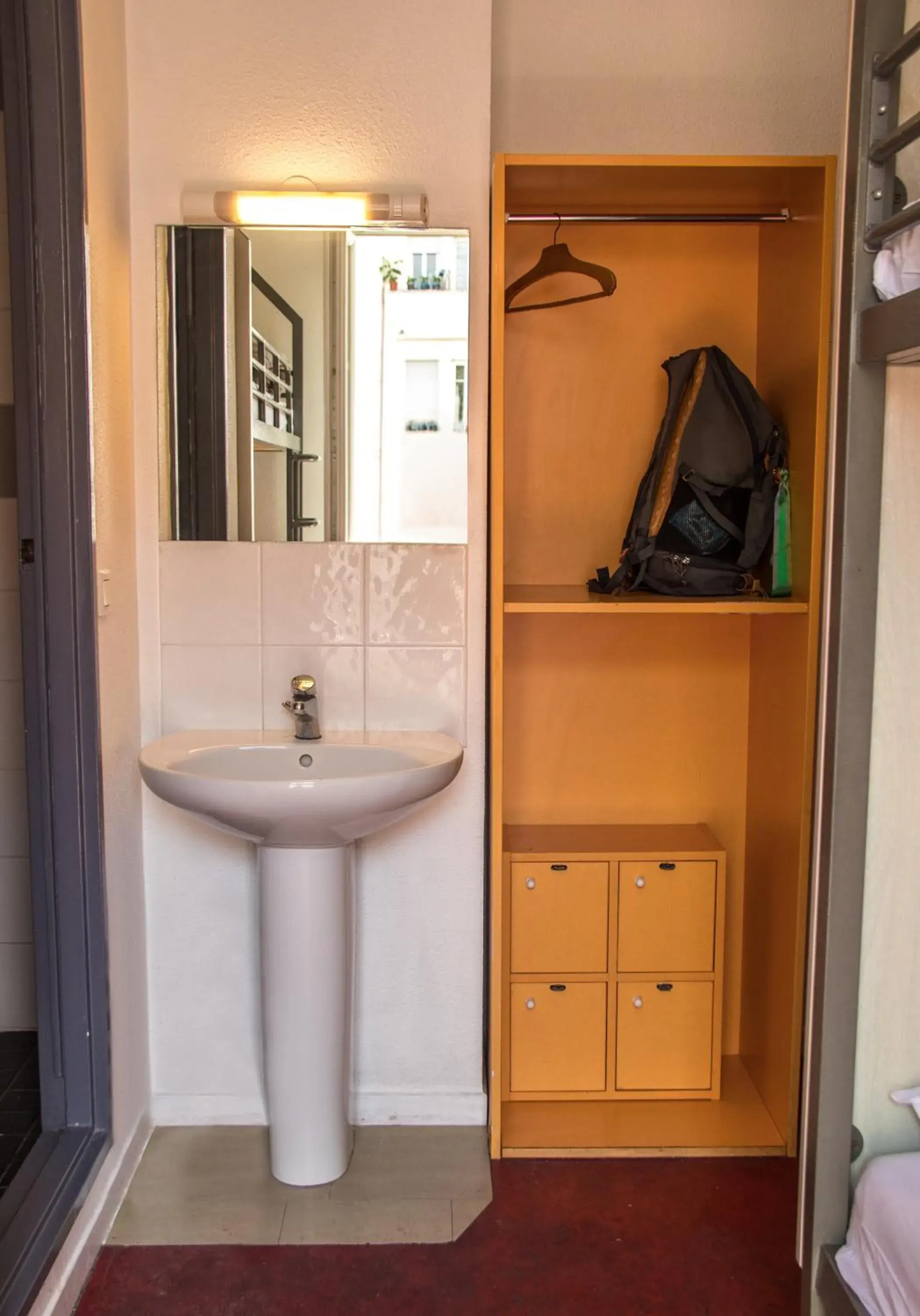 Triple Room with Shower – Shared Toilets - single occupancy in Auberge de Jeunesse HI Nice Les Camélias Triple Room with Shower – Shared Toilets - single occupancy in Auberge de Jeunesse HI Nice Les Camélias