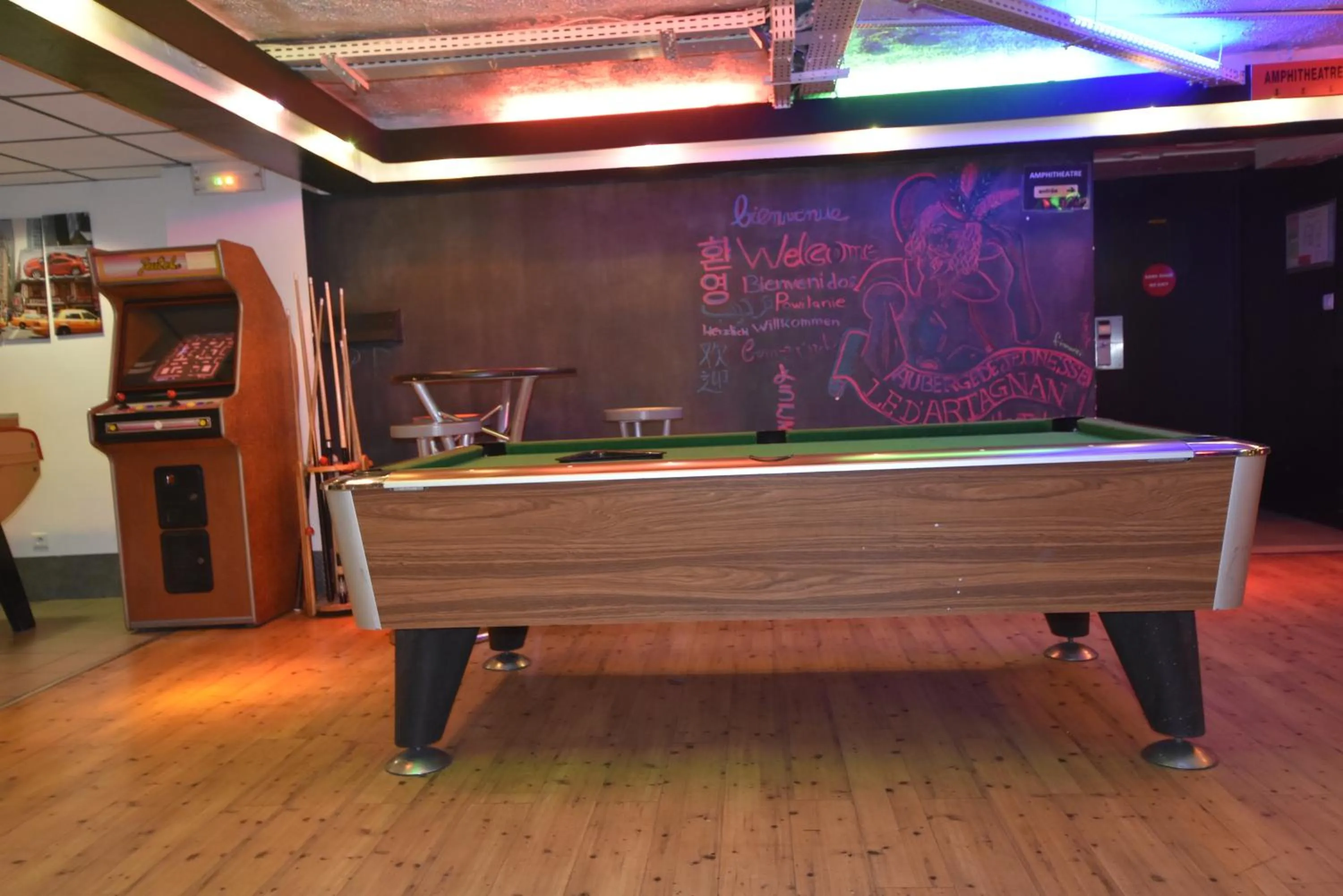 Billiard in Auberge de Jeunesse HI Paris Le d'Artagnan