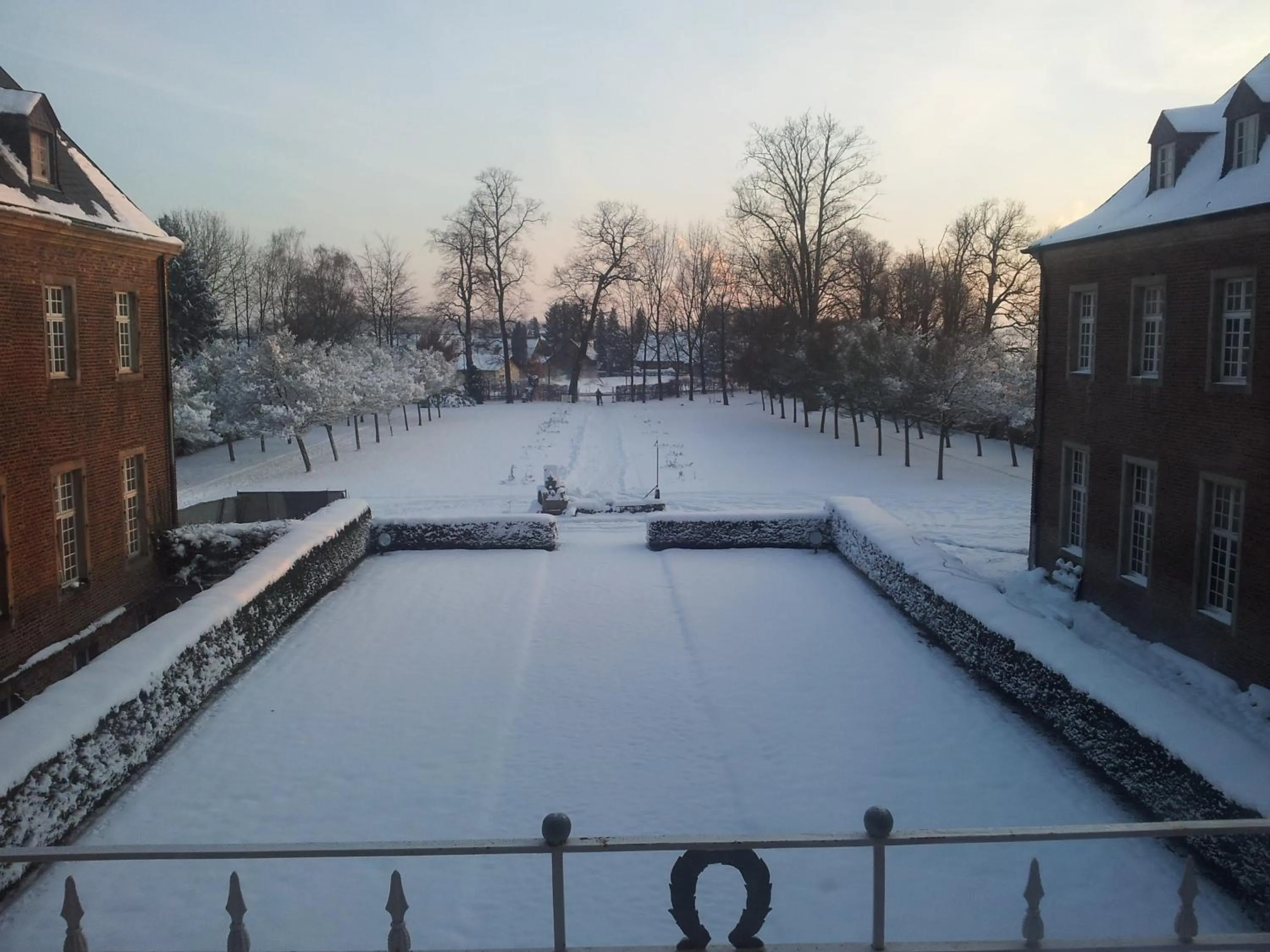 Winter in Kloster Langwaden