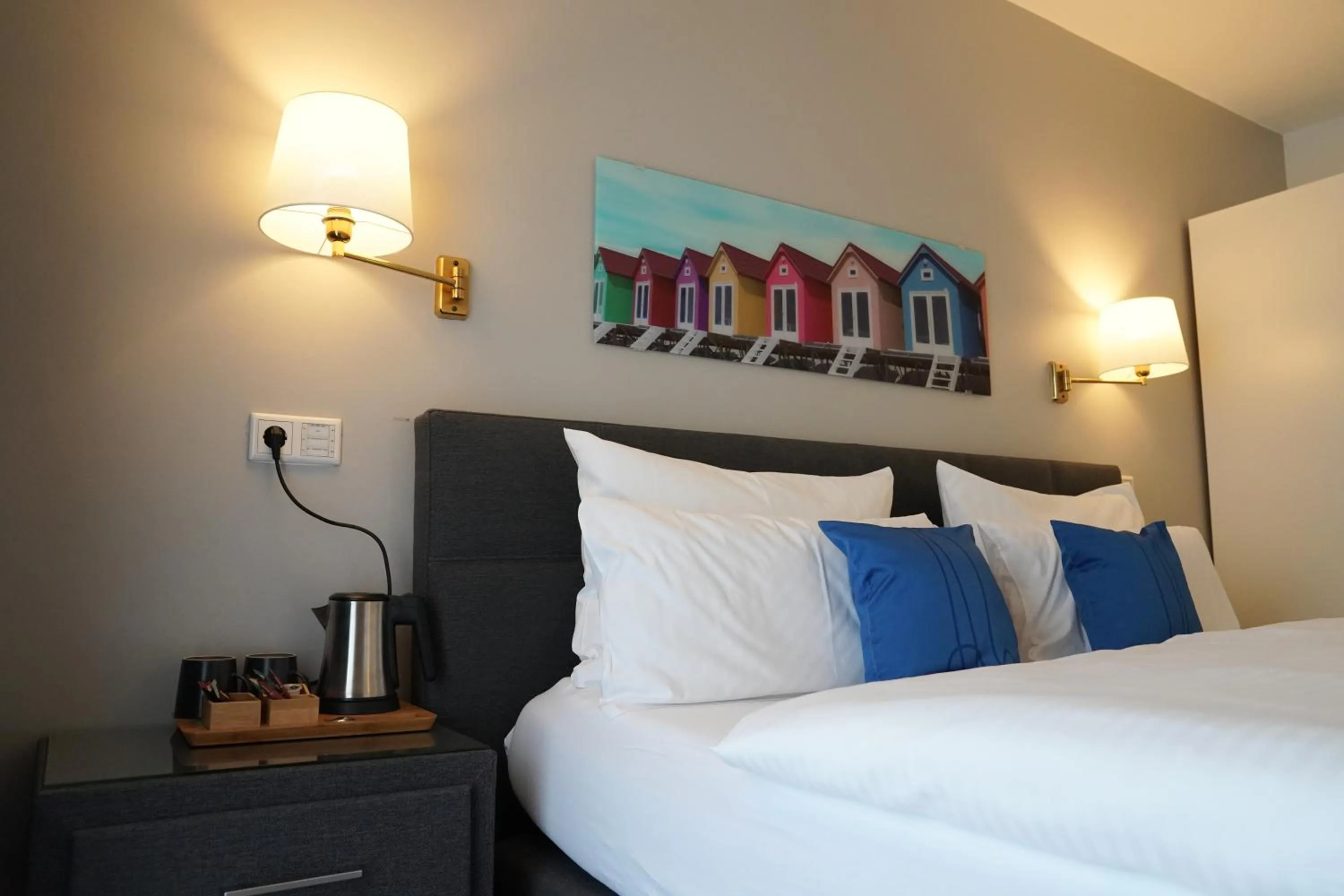 Bedroom, Bed in Hotel-Restaurant Osterather Hof