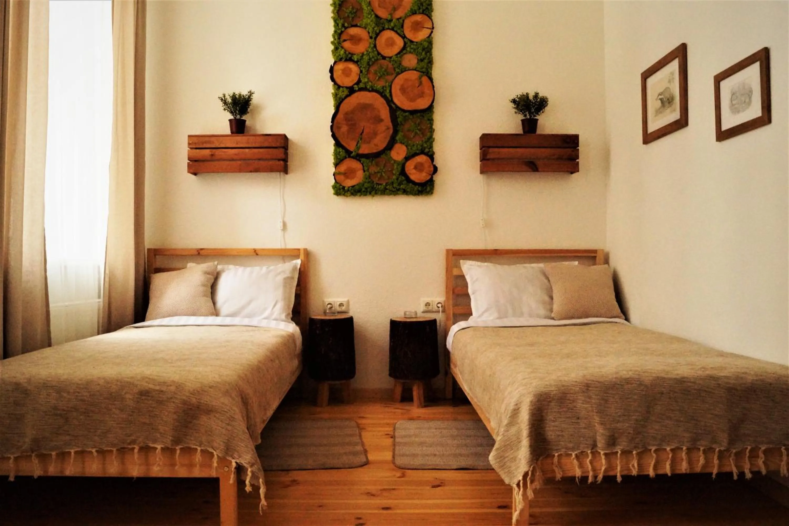 Bed in DABA Mini Hotel