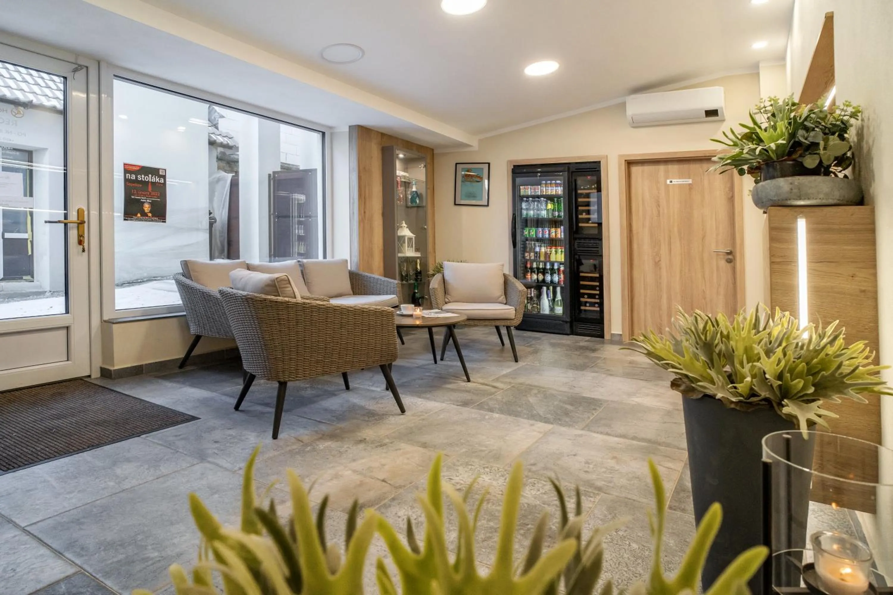 Lobby or reception in Hotel Smrž