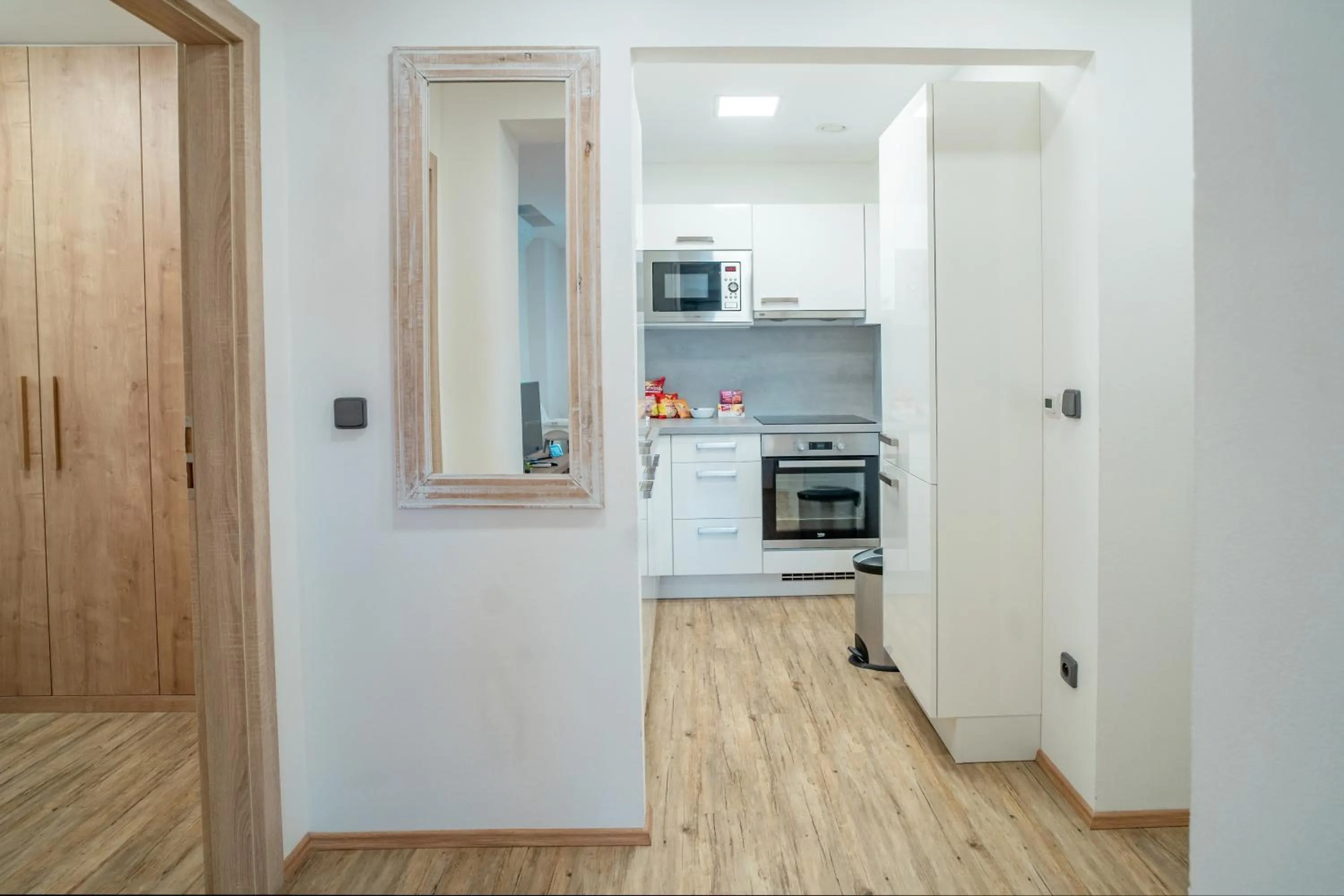 Kitchen or kitchenette in Hotel Smrž