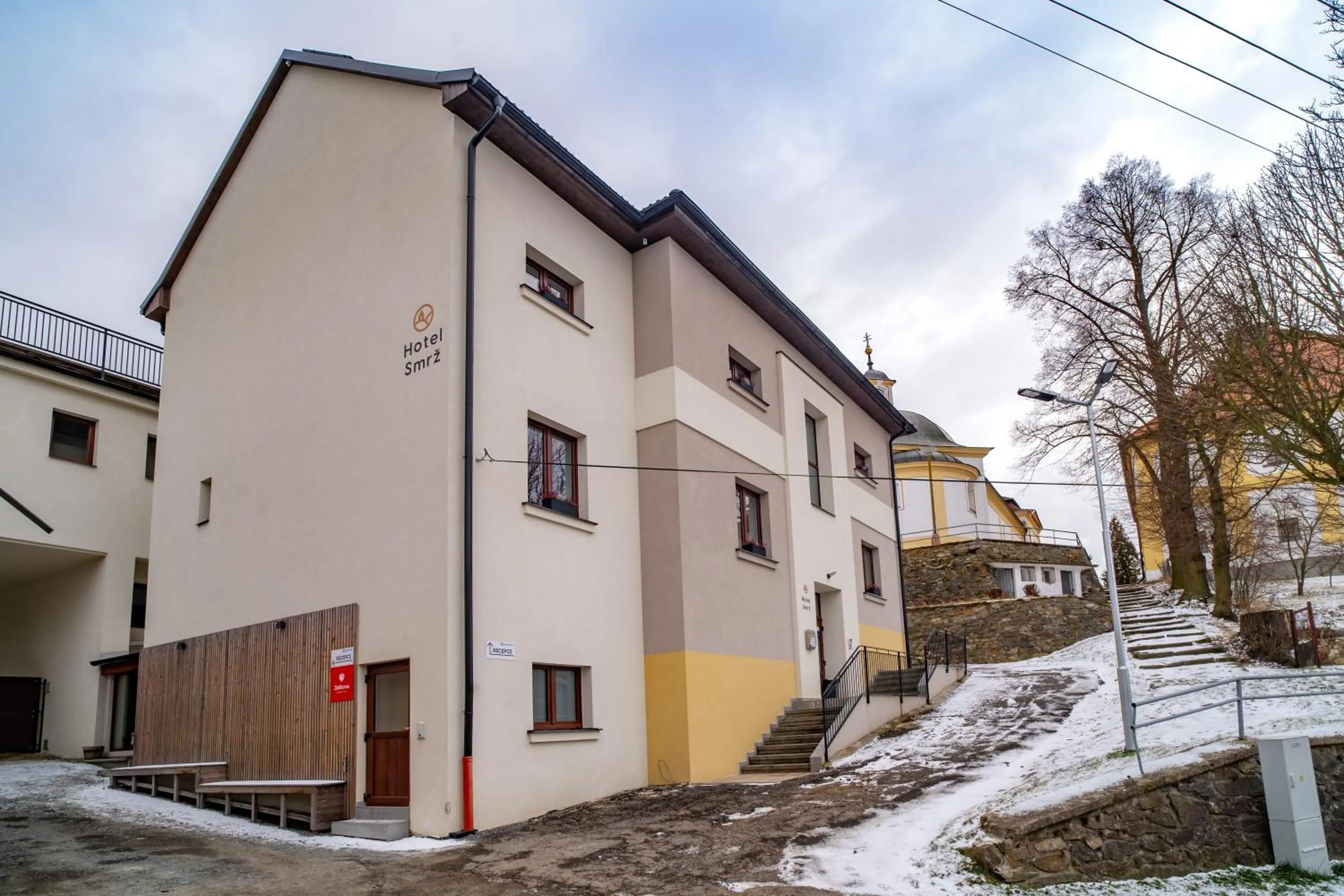 Property building in Hotel Smrž