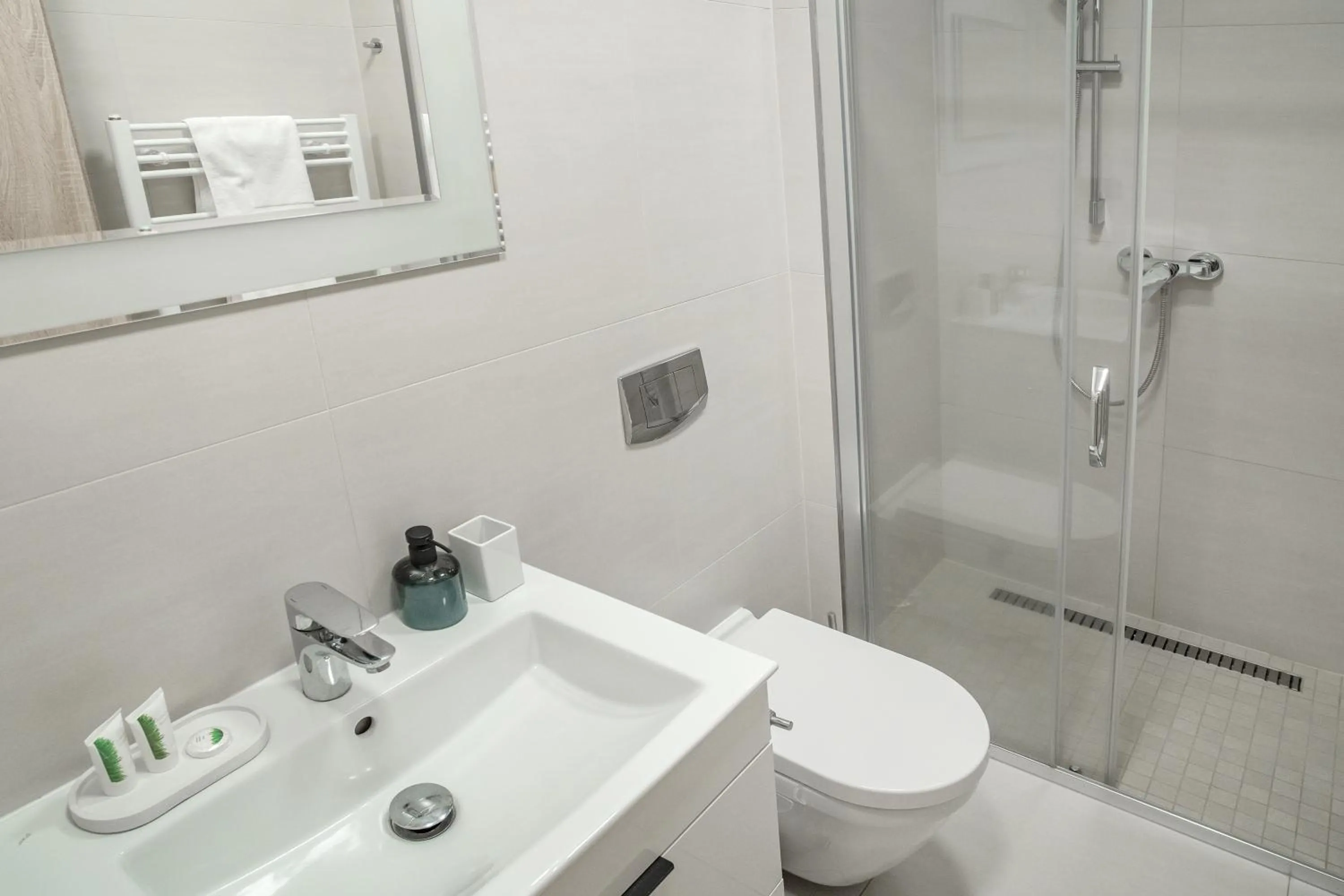 Bathroom in Hotel Smrž