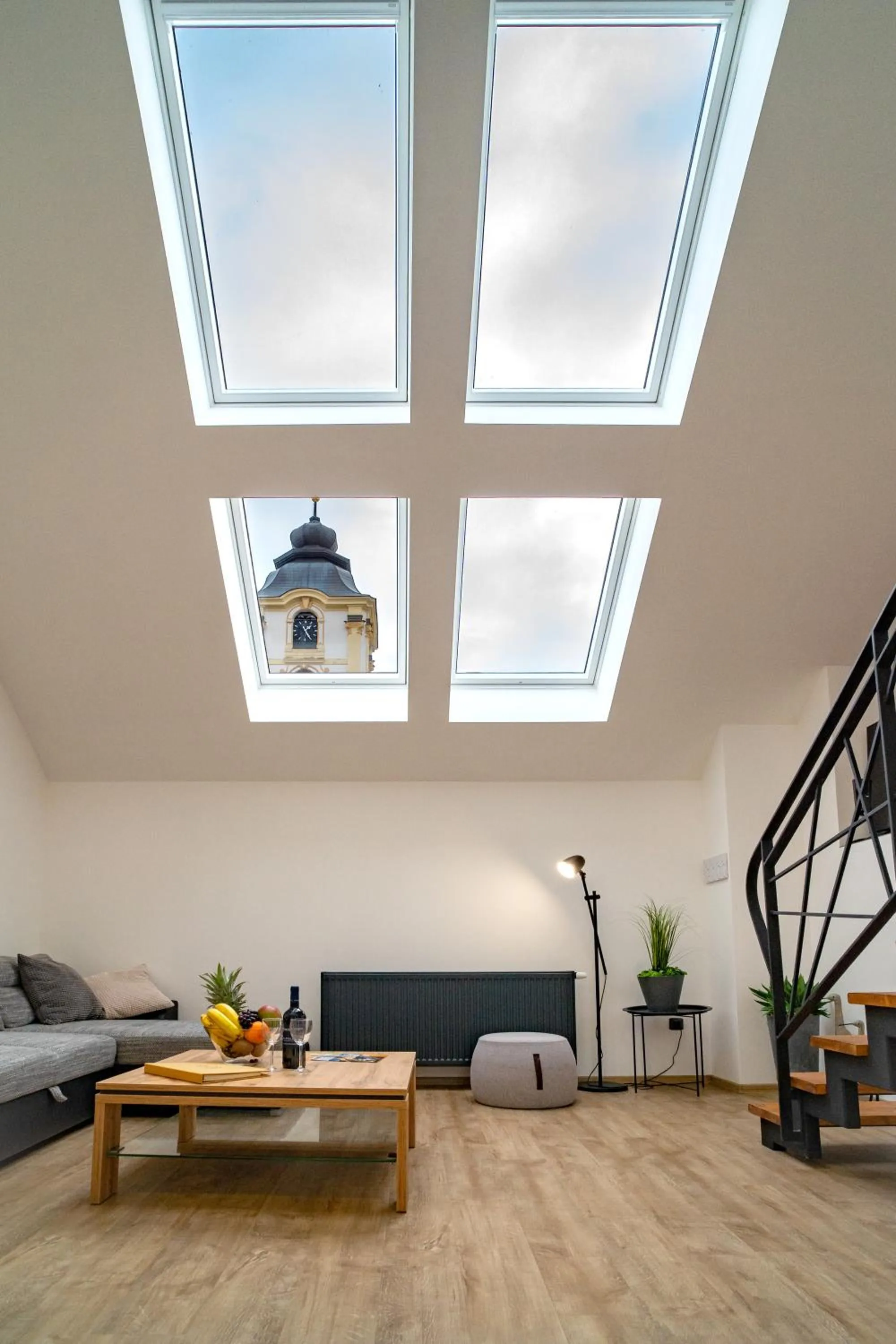 Seating area in Hotel Smrž