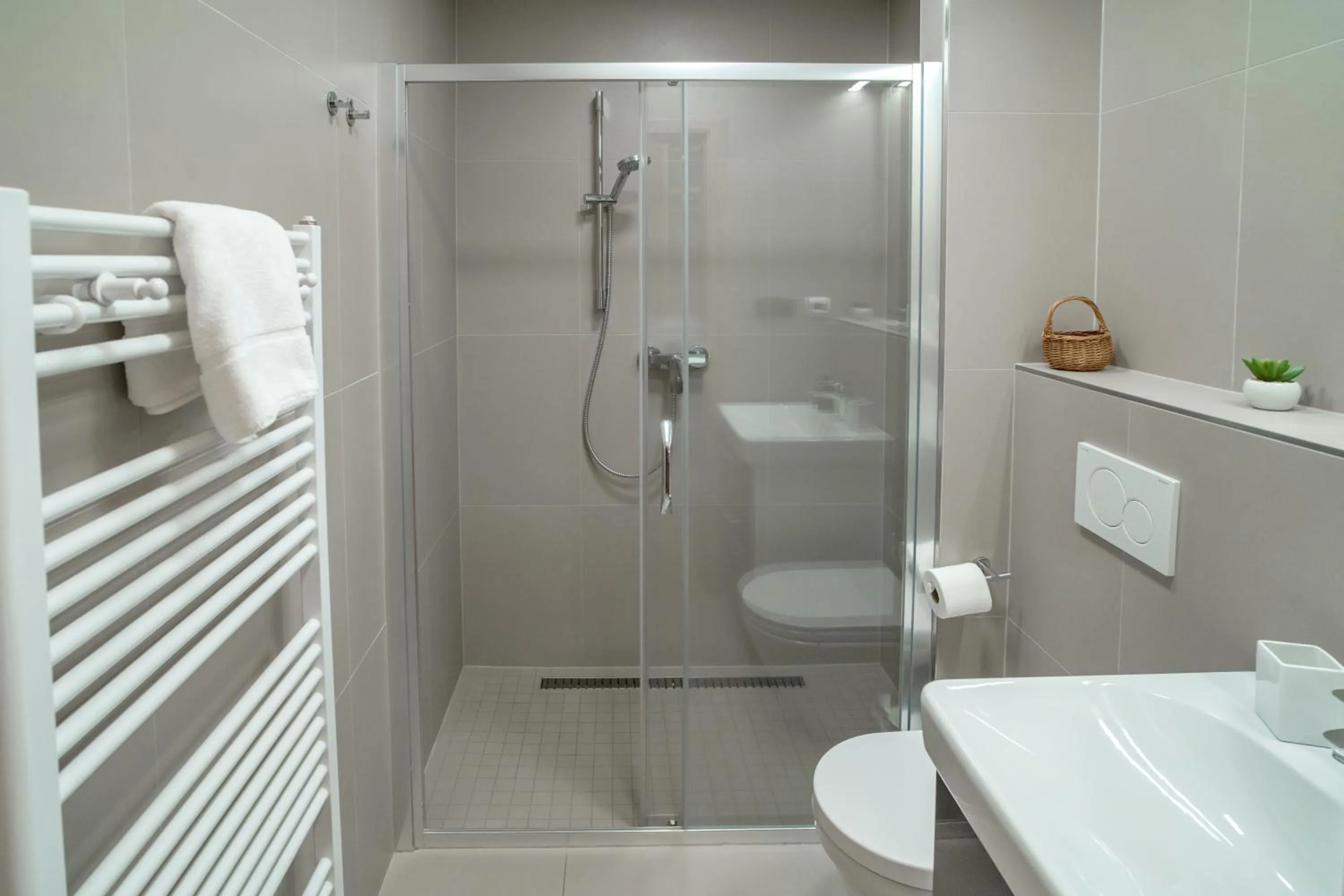 Bathroom in Hotel Smrž