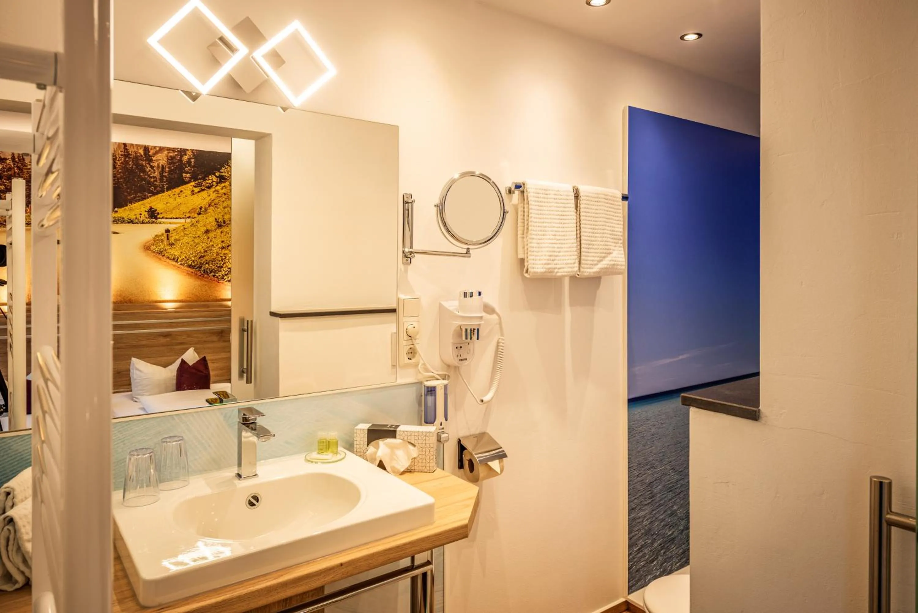 Bathroom in Hotel Die Tanne