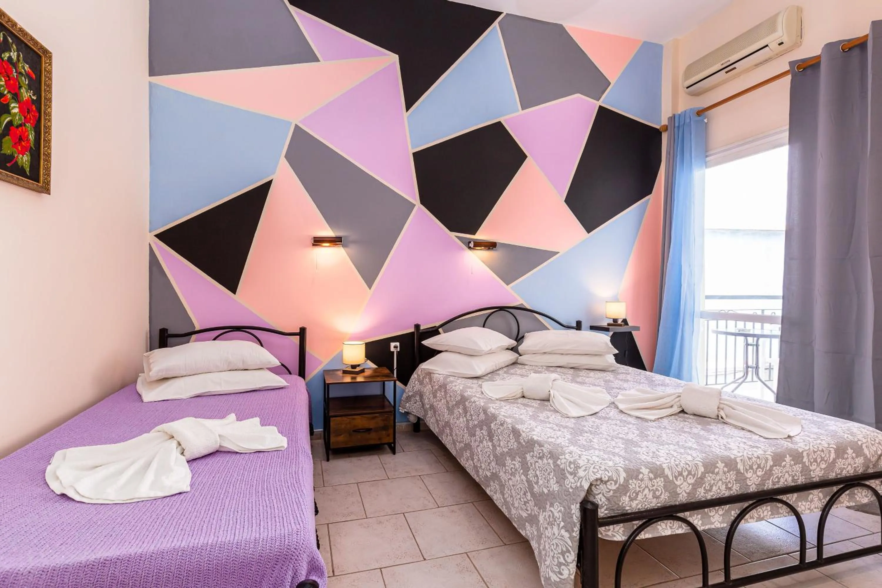 Bed in Riviera Seaside Hotel by Estia