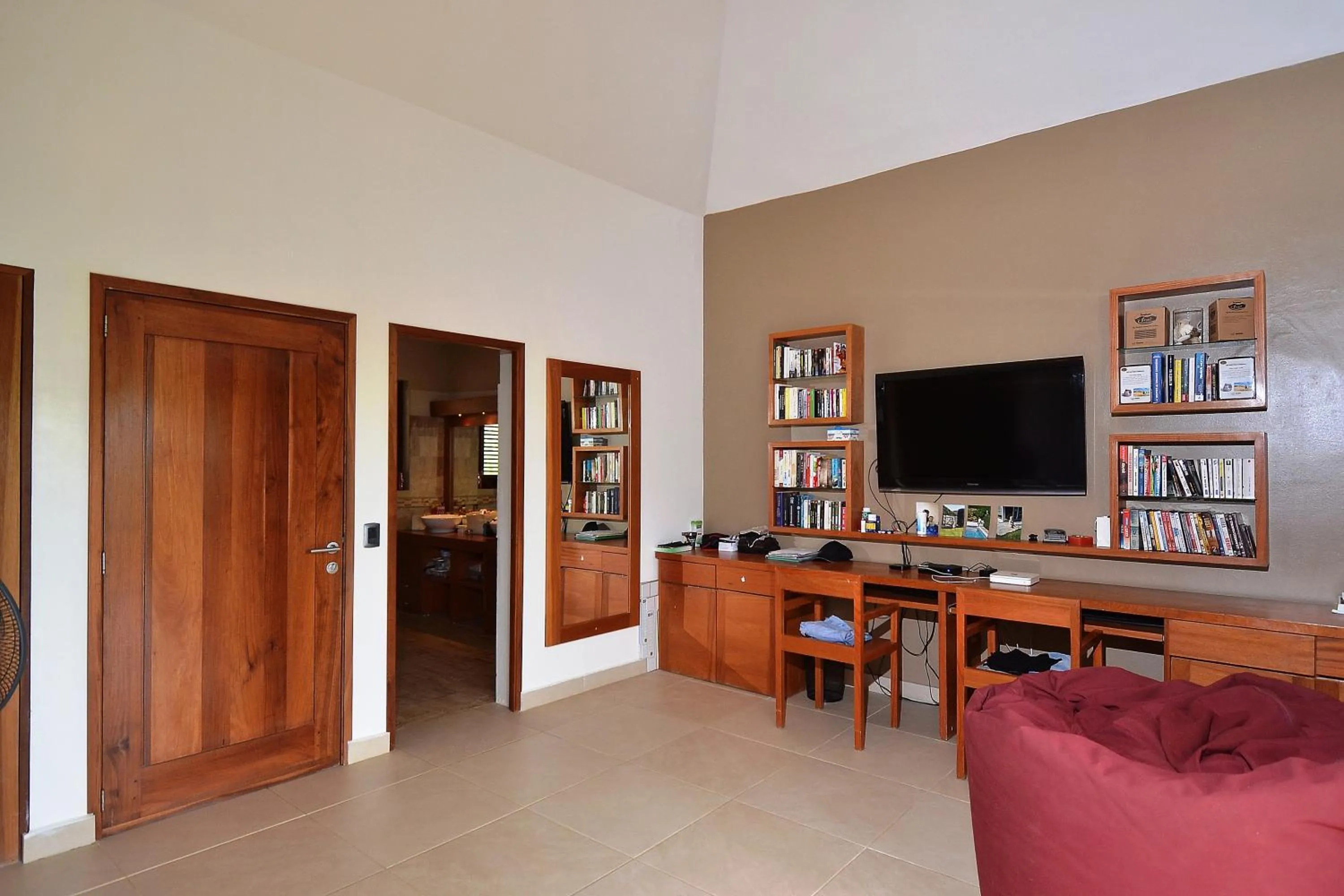 Bedroom in Las Terrenas Front Beach And Garden Villa with private staff