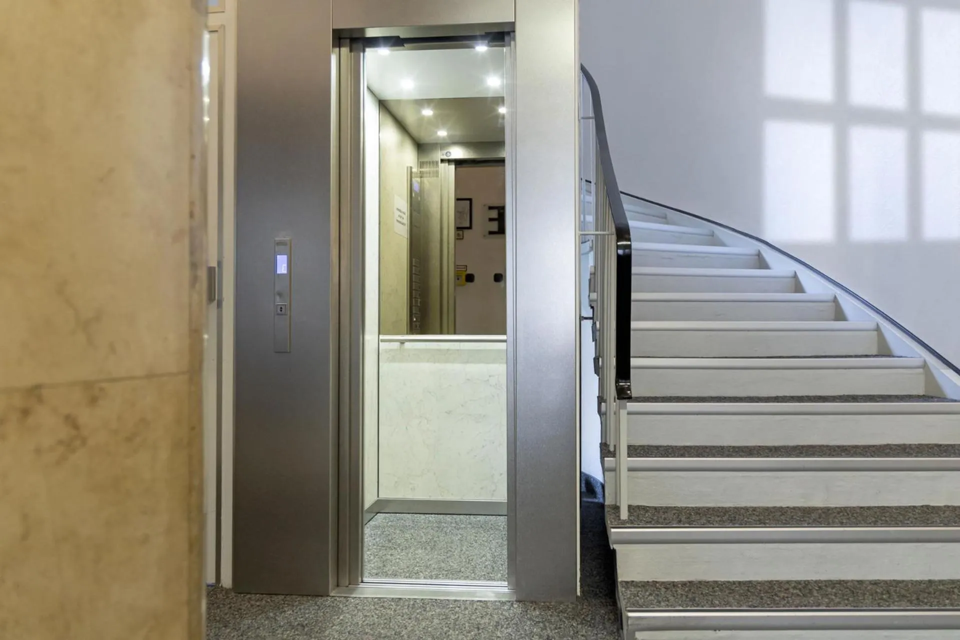 elevator in Hotel Brack