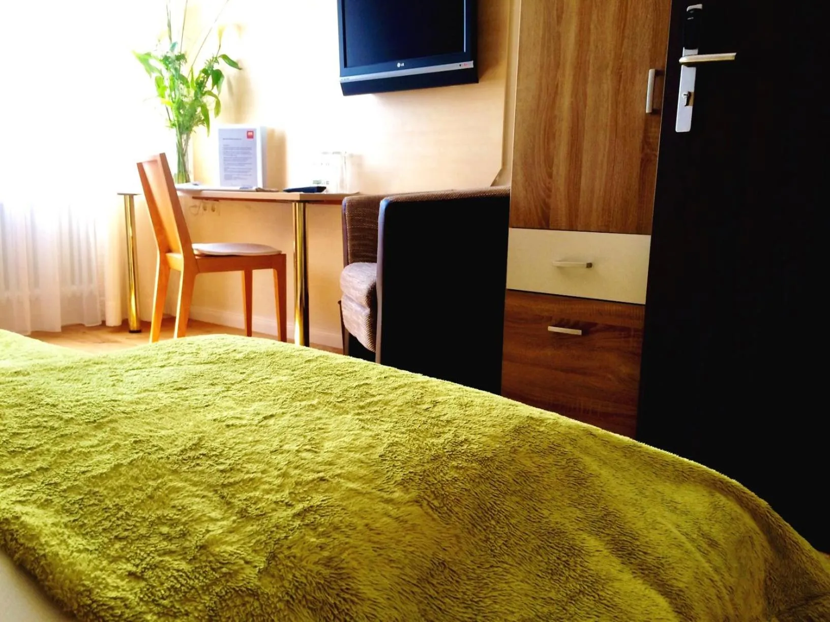 Decorative detail, Bed in Maxhotel