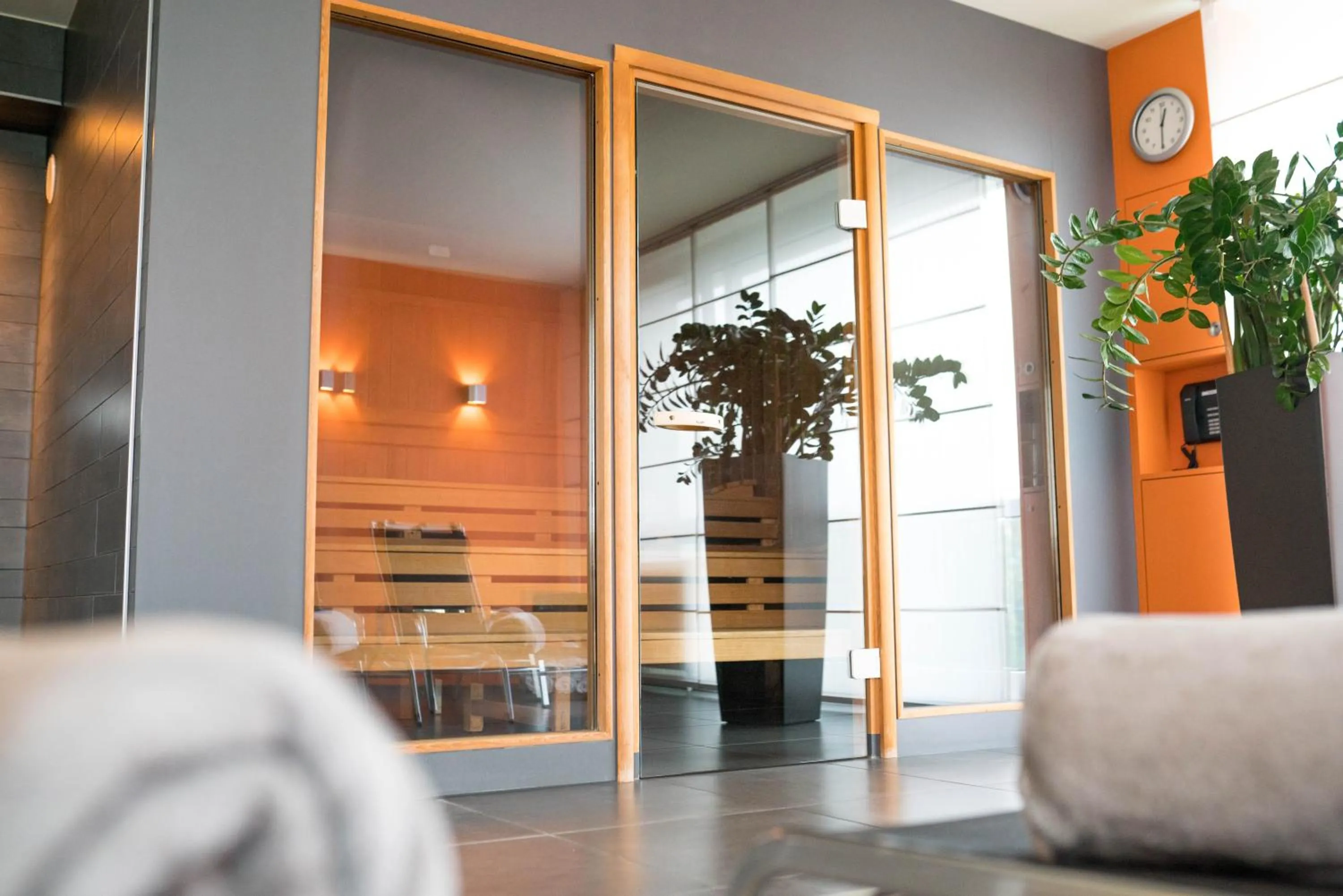 Sauna in ATLANTIC Hotel Galopprennbahn