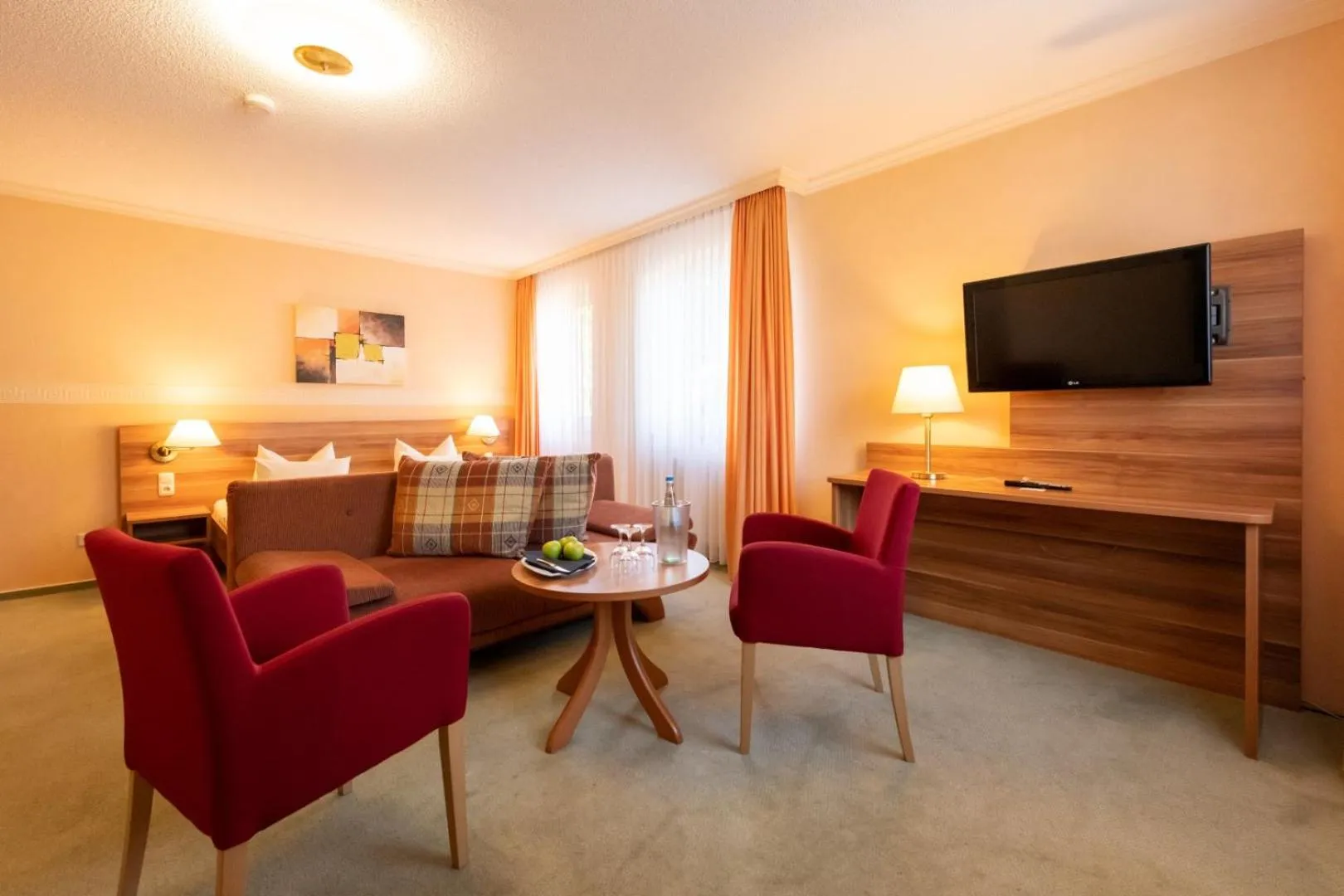 Seating area in Hotel Zum Steinhof