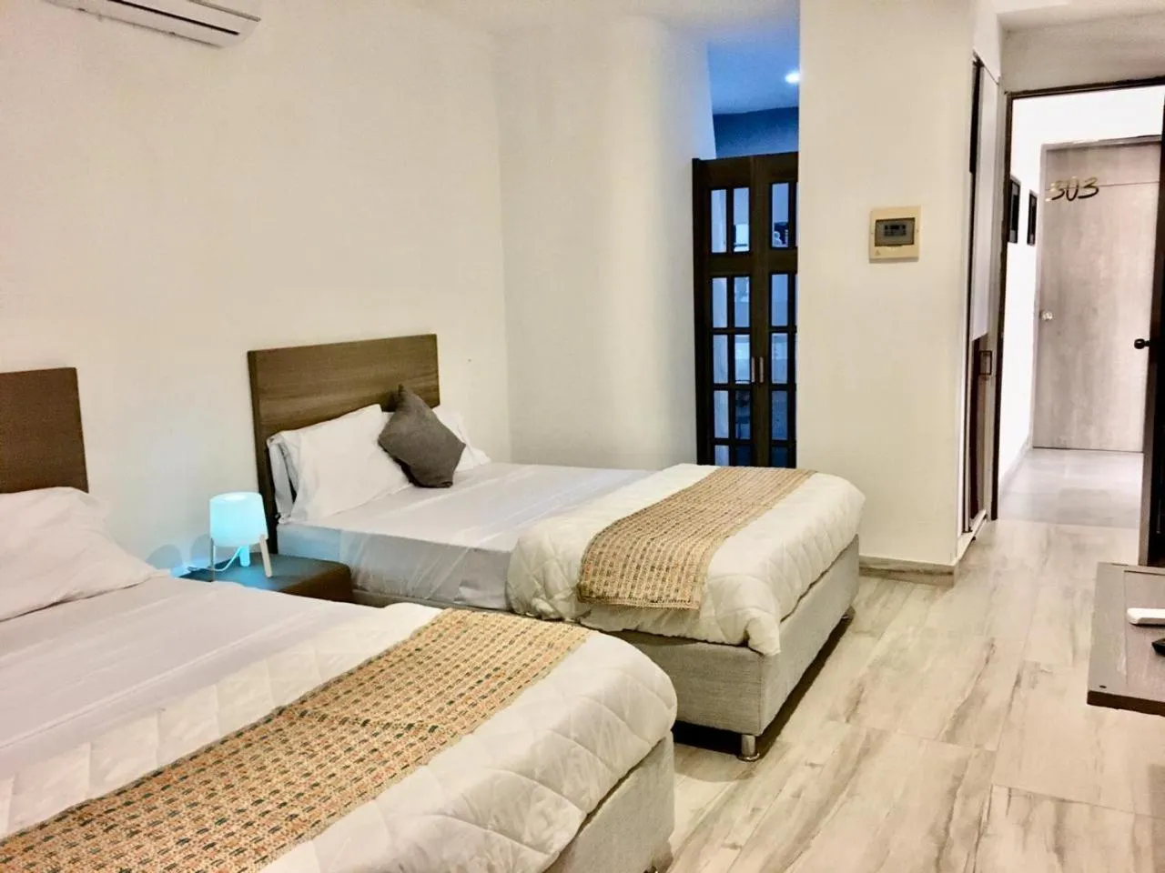 Decorative detail, Bed in Arte Hotel