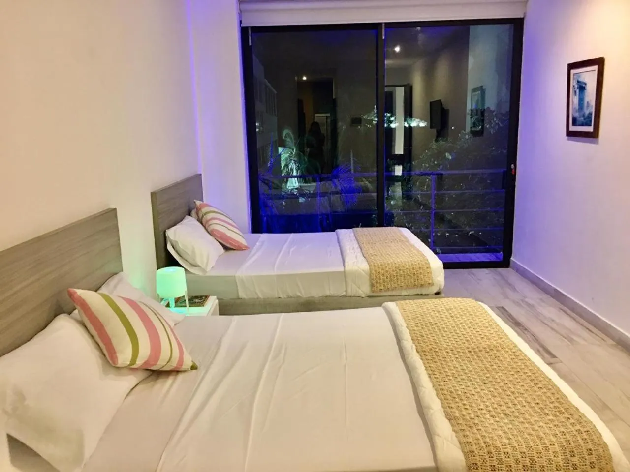 Decorative detail, Bed in Arte Hotel