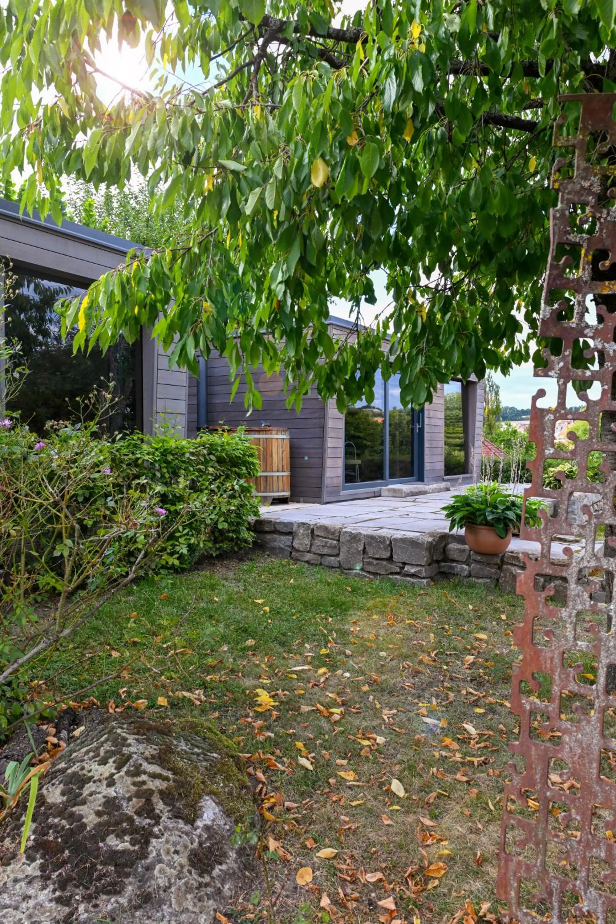 Sauna in Altes Kurhaus Landhotel