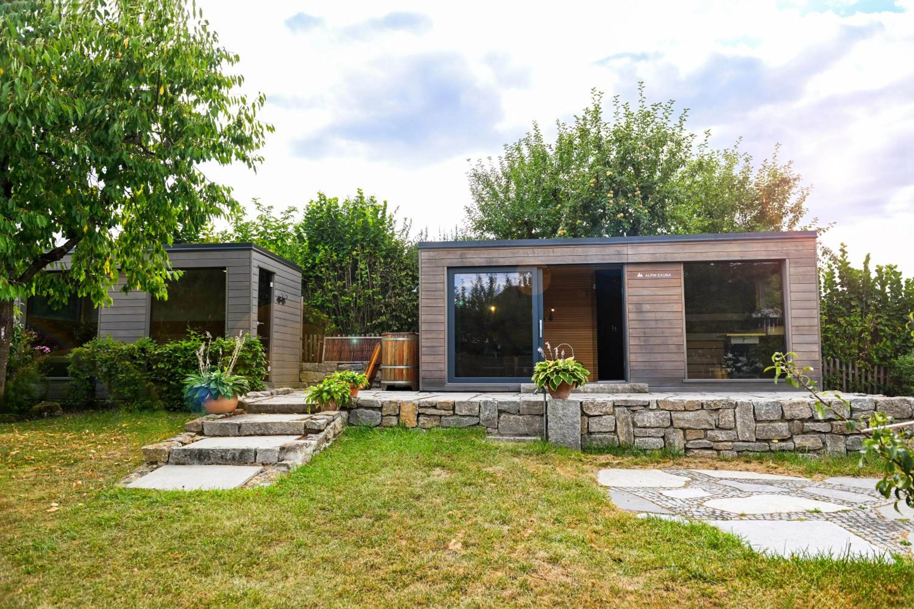 Sauna in Altes Kurhaus Landhotel