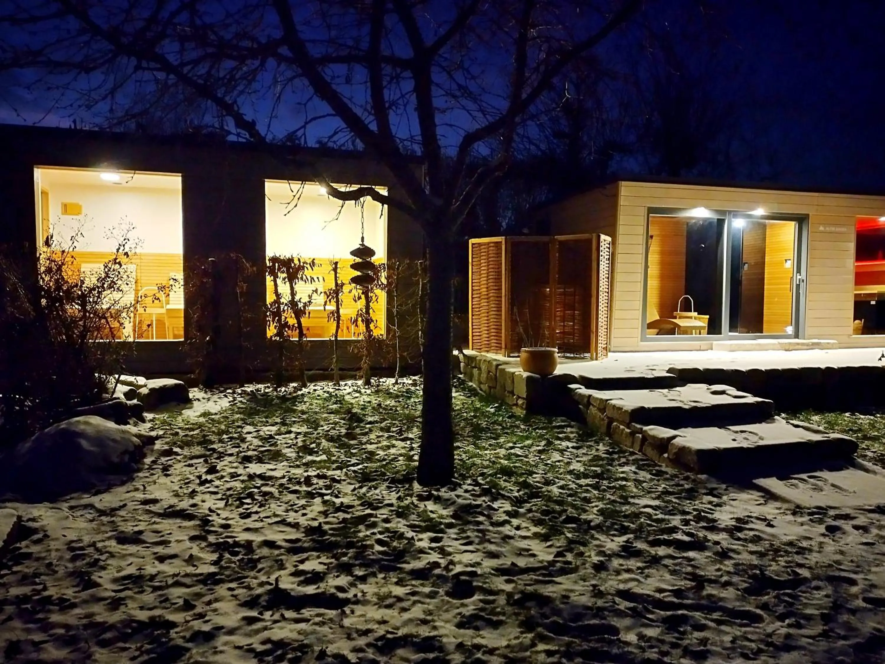 Sauna in Altes Kurhaus Landhotel