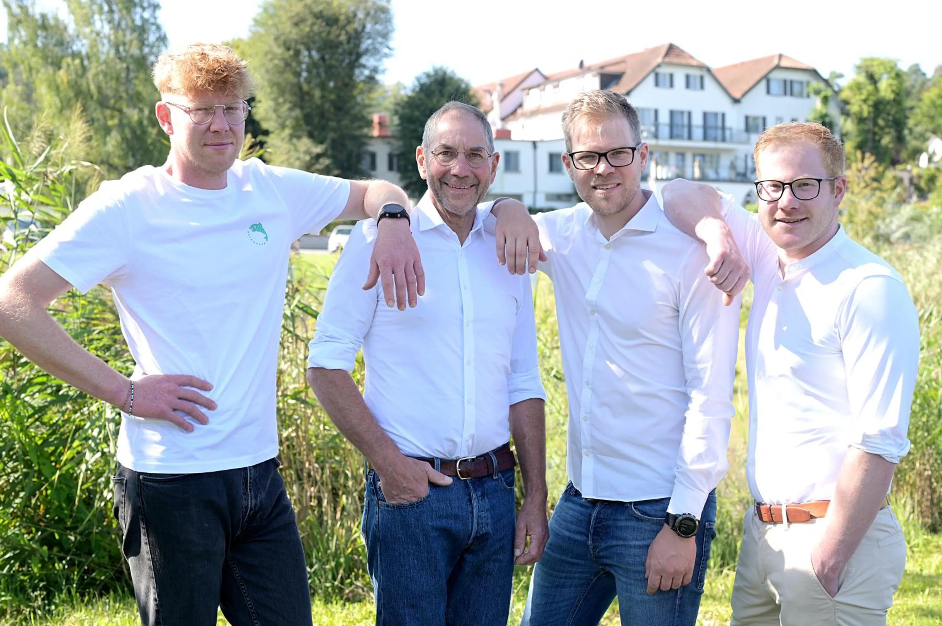 Family in Altes Kurhaus Landhotel